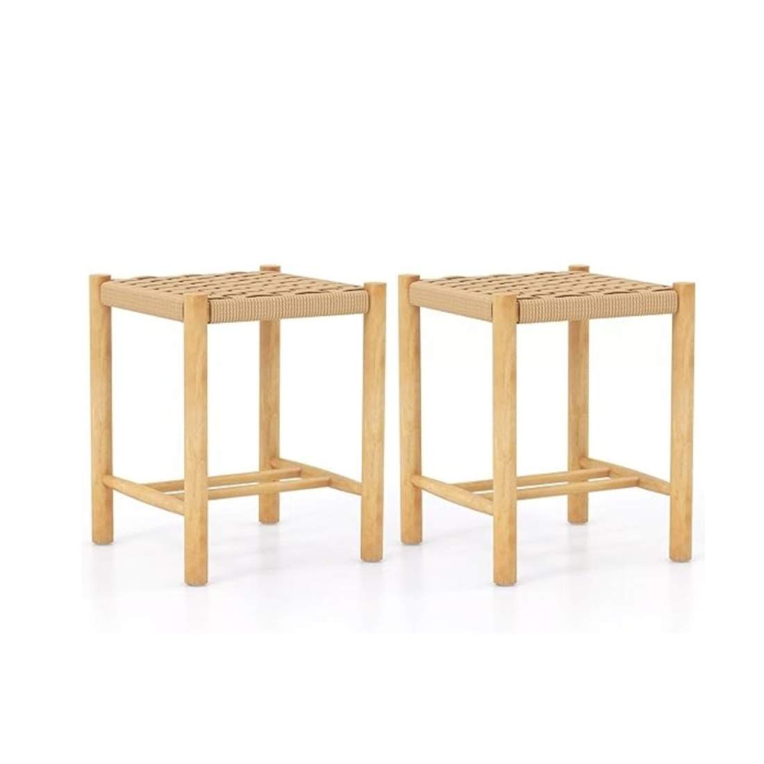 Matstolsset Gummiträram & flätad papperssits 36 x 36 x 45 cm | Elektronik - Tillbehör Mobil & Surfplatta - Mobiltillbehör - Mobilkablar - Tillbehör | Pryloteket