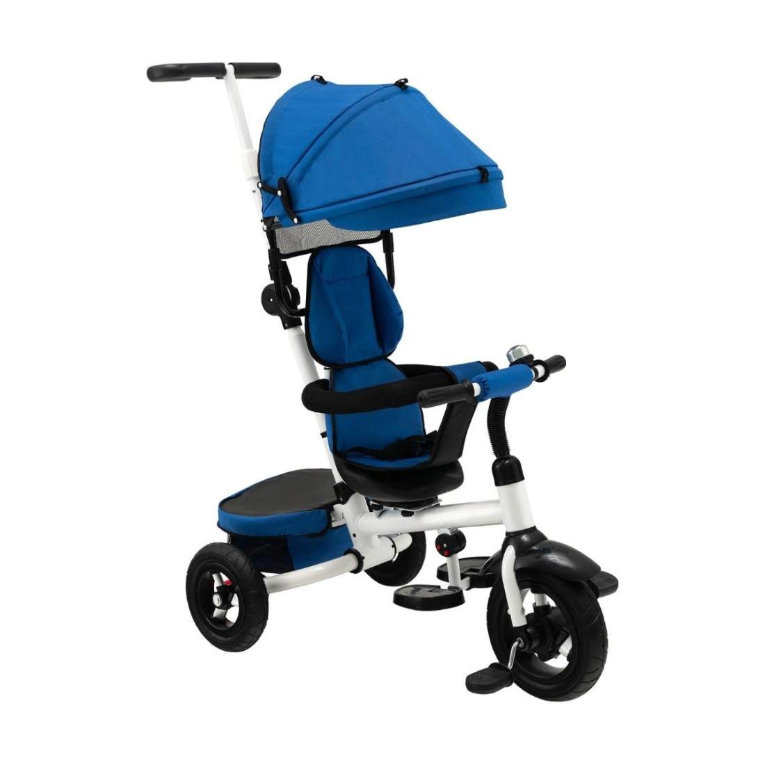 7 i 1 trehjuling för barn med vändbar sits & justerbar kapell & körhandtag balanscykel blå | Leksaker & Spel - Leksaker | Pryloteket