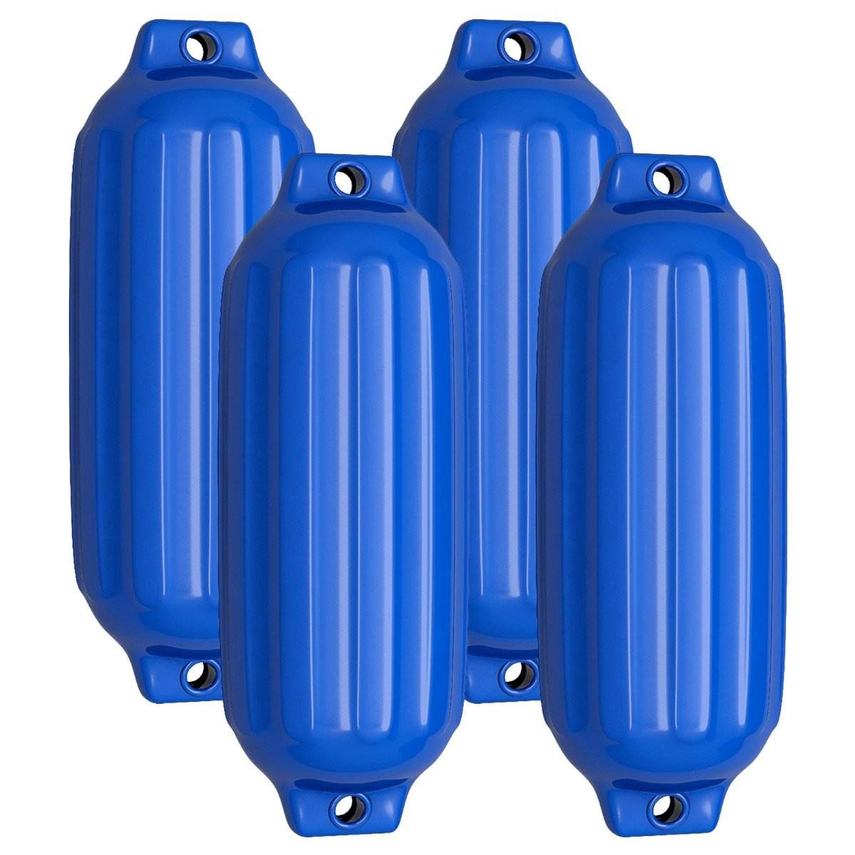 Set med 4 st båtskärmar, långa fendrar, kulskärmar, båtkrockskydd, broskärmar, blå, 58 x 16,5 cm | Elektronik - Tillbehör Mobil & Surfplatta - Mobiltillbehör - Mobilkablar - Tillbehör | Pryloteket