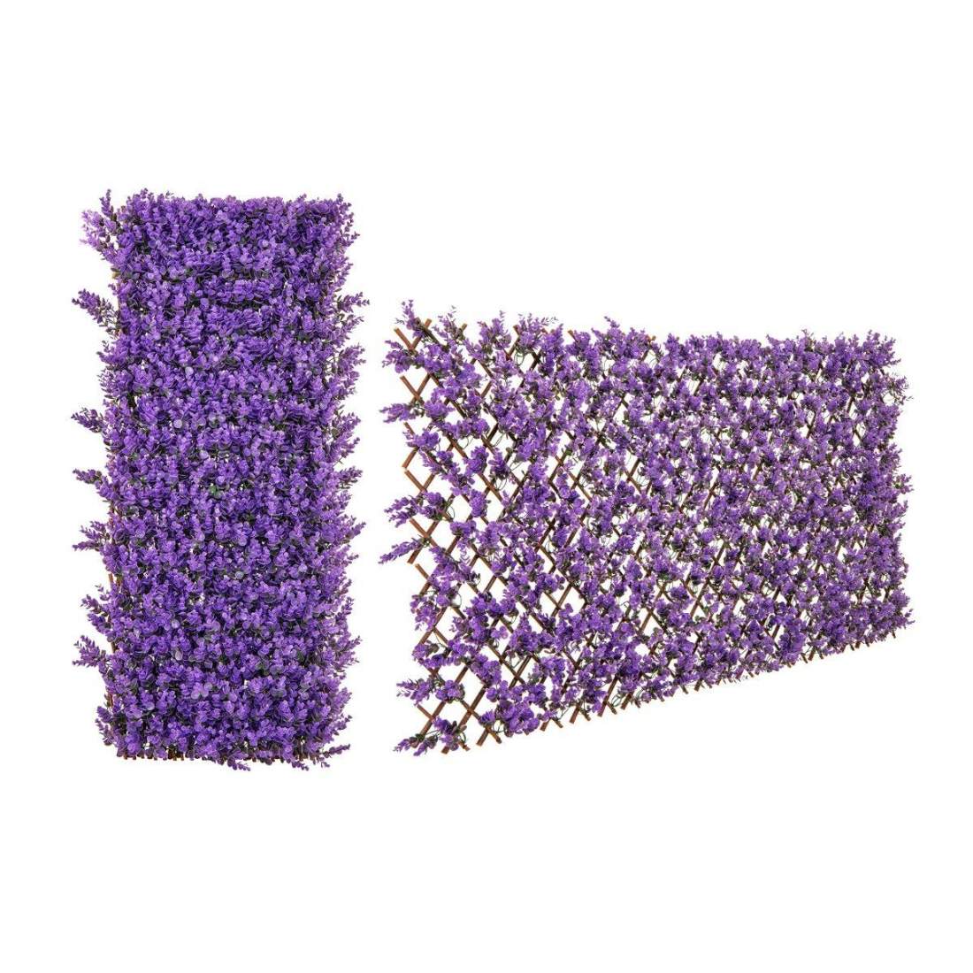 Artificiell murgröna trädgård Privacy Screen växt vägg häckar med lila eukalyptus | Hem & Hobby - Hem & Hushåll - Balkong | Pryloteket