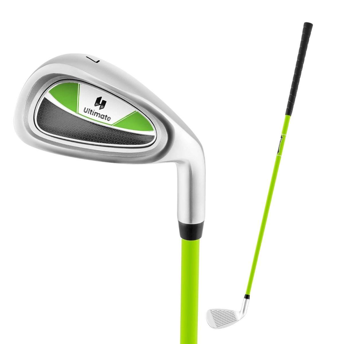 Golfjern 7 til børn med hovedbetræk Enkelt golfjern af aluminium til højrehåndede