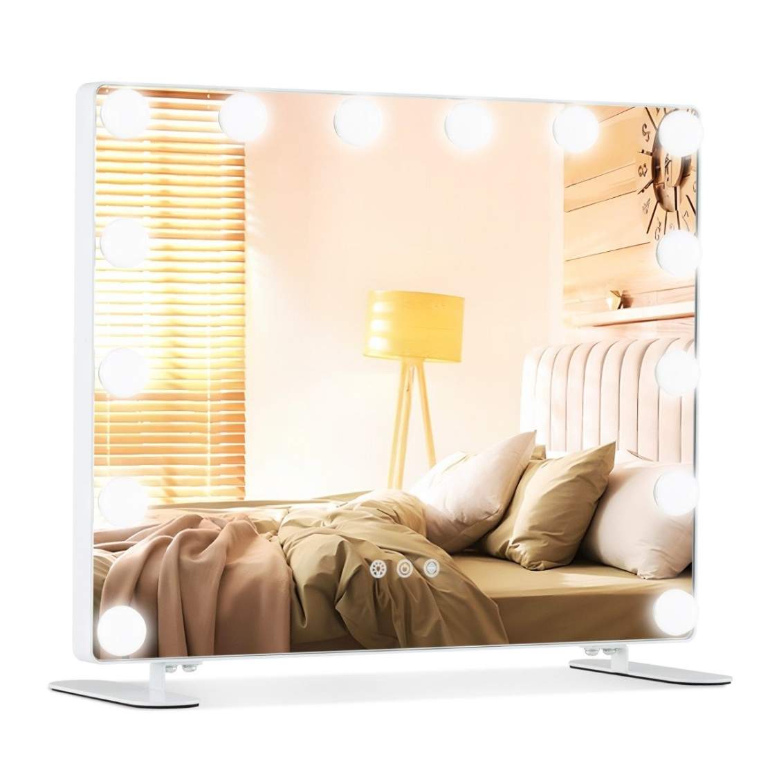 Hollywood sminkspegel med belysning och intelligent pekskärmsspegel | Hälsa & Skönhet - Smink & Tillbehör - Sminktillbehör - Sminkspeglar | Pryloteket