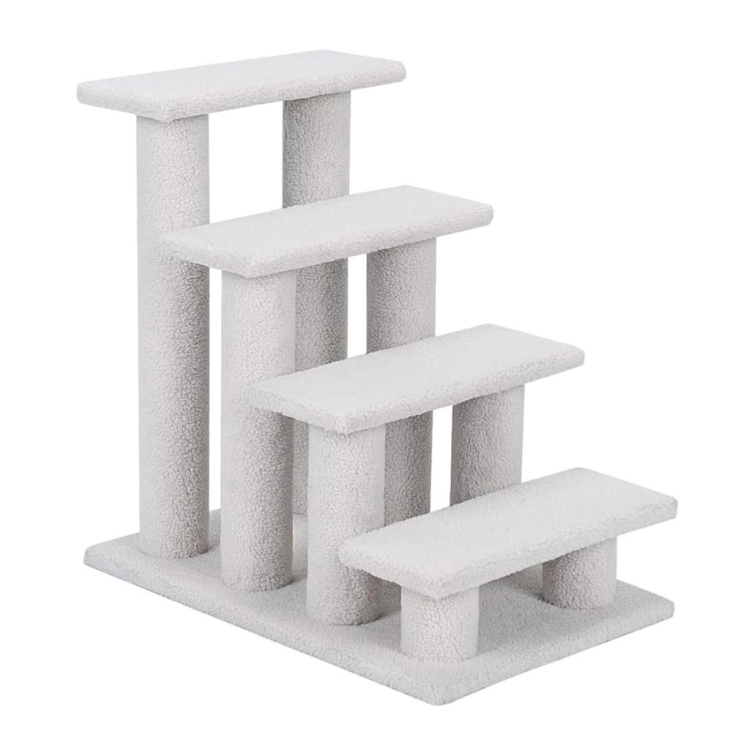 4-stegs djurtrappa för katter och hundar upp till 25 kg katttrappa hundtrappa beige | Hem & Hobby - Husdjur | Pryloteket