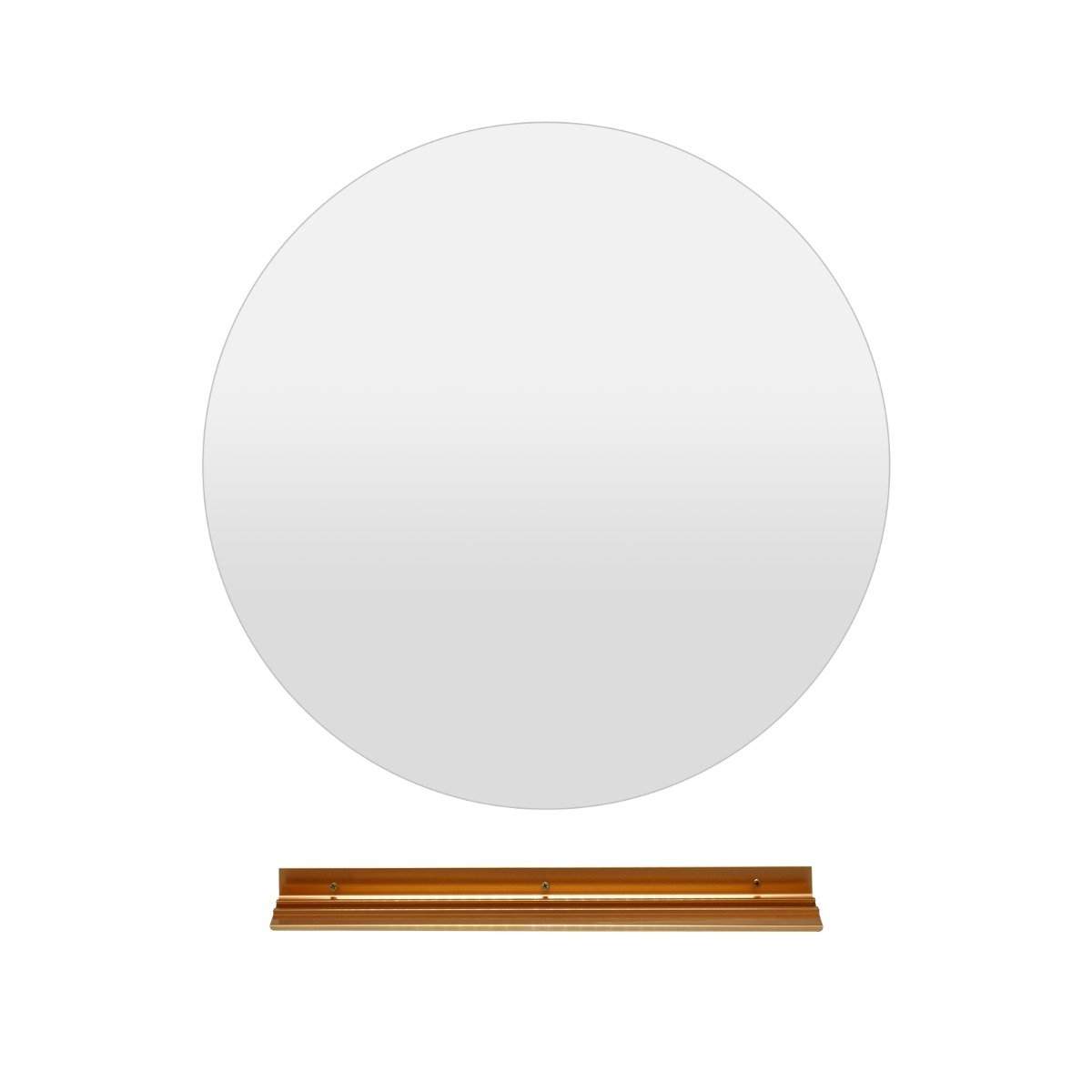 Ø60 cm rundt badeværelsesspejl med belysning & berøringsafbryder & memory funktion vægspejl