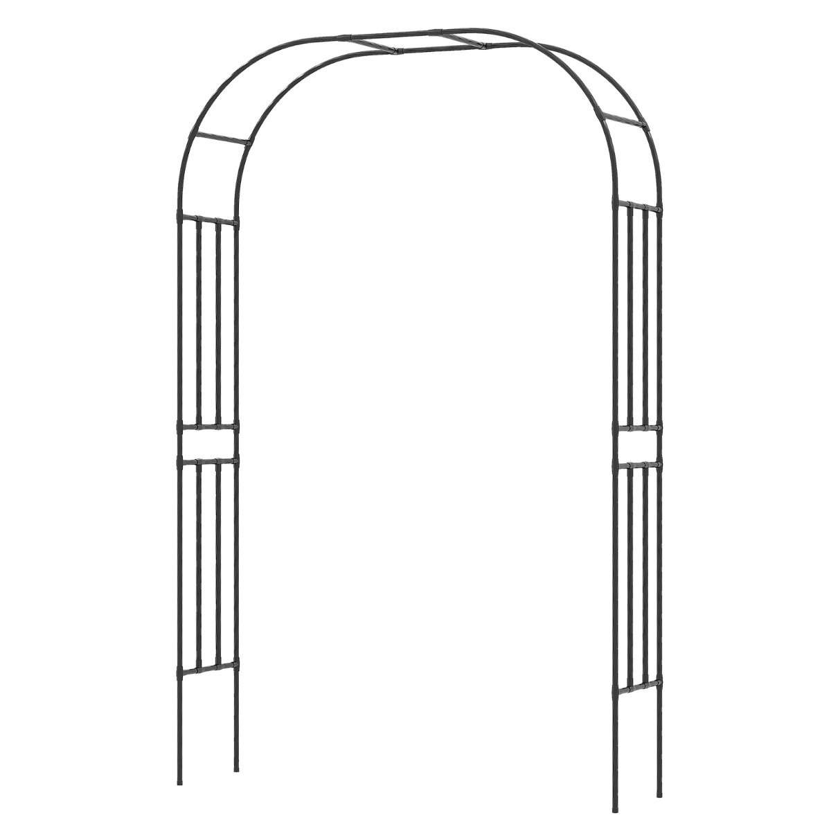 Metal Rose Arch Trellis til klatreplanter Tendril Arch Stor dekorativ bue