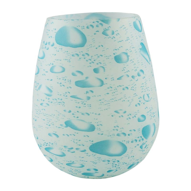 Dricksglas av Silikon med Mönster - Vita Vattendroppar | Hem & Hobby - Hem & Hushåll - Kök - Servering - Glas & Muggar | Pryloteket
