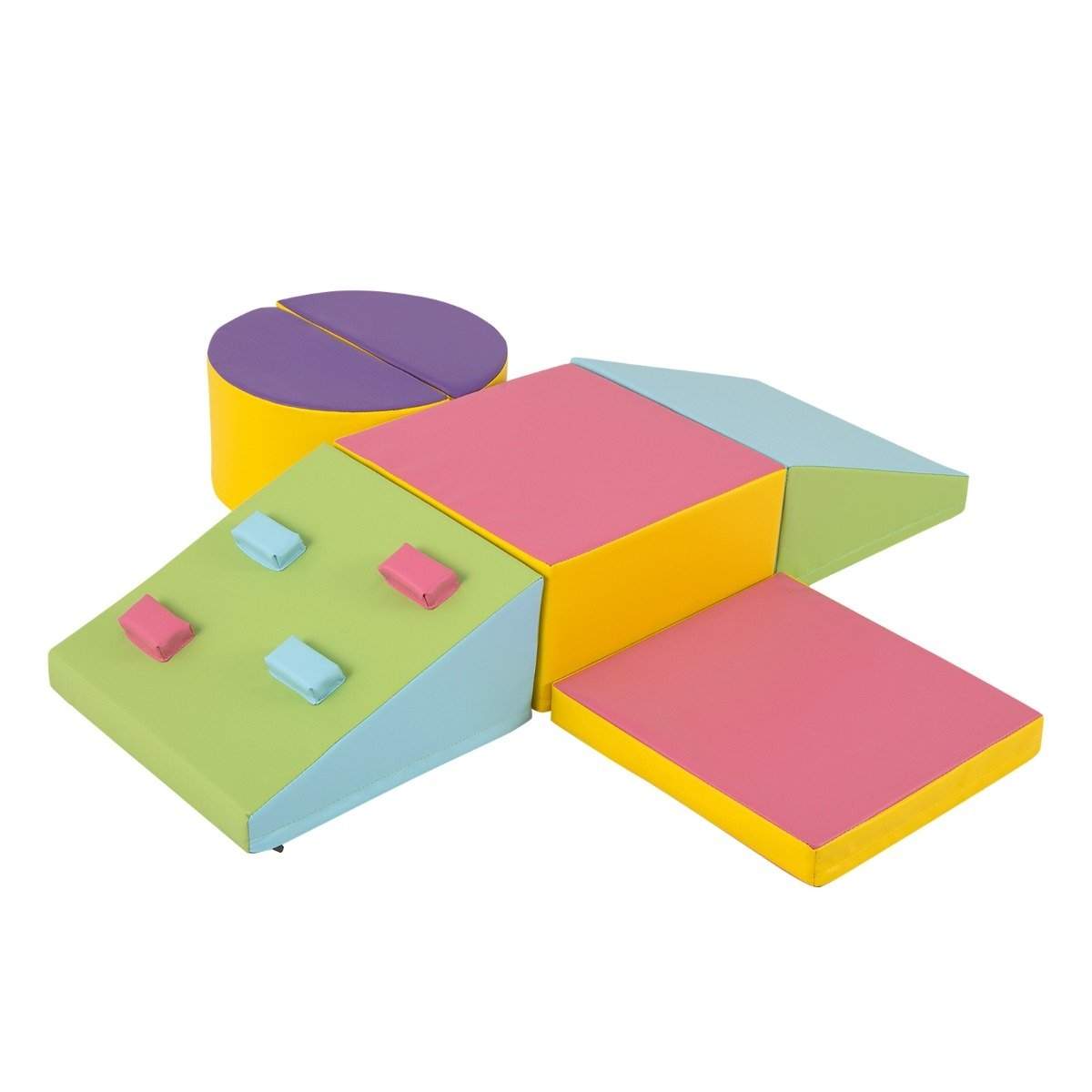 6 st. Barns skammaterial byggstenar med klätterstenar för klättring och krypning Mjuka byggstenar | Leksaker & Spel - Leksaker - Lekset | Pryloteket