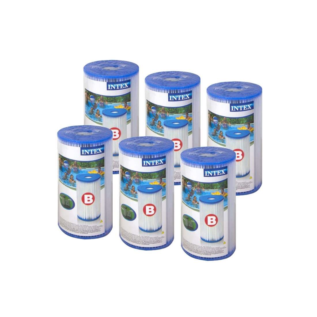 INTEX PUMP FILTER FILTER 6 st Typ B 29005 | Elektronik - Tillbehör Mobil & Surfplatta - Mobiltillbehör - Mobilkablar - Tillbehör | Pryloteket