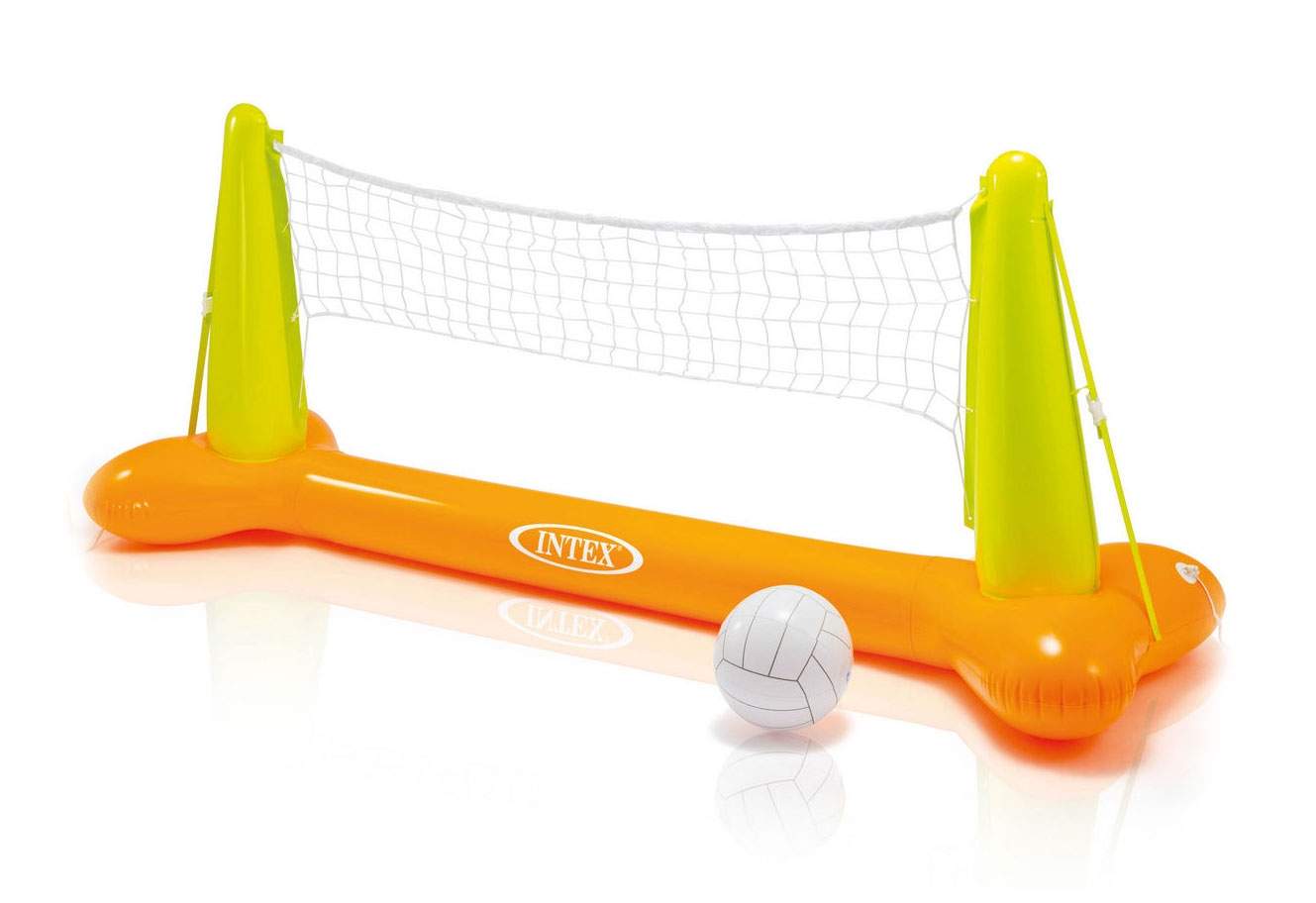 Oppusteligt volleyballsæt flydende poolnet INTEX 56508