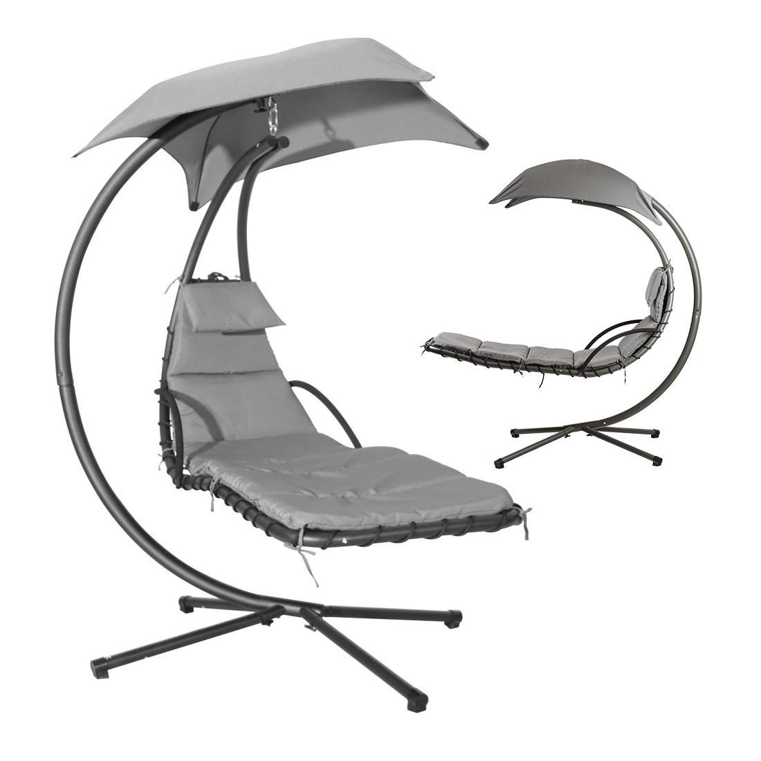 Trädgårdsstolgunga, hängmatta, hängstol, korg, grå, MultiGarden | Hem & Hobby - Husdjur - Katt | Pryloteket