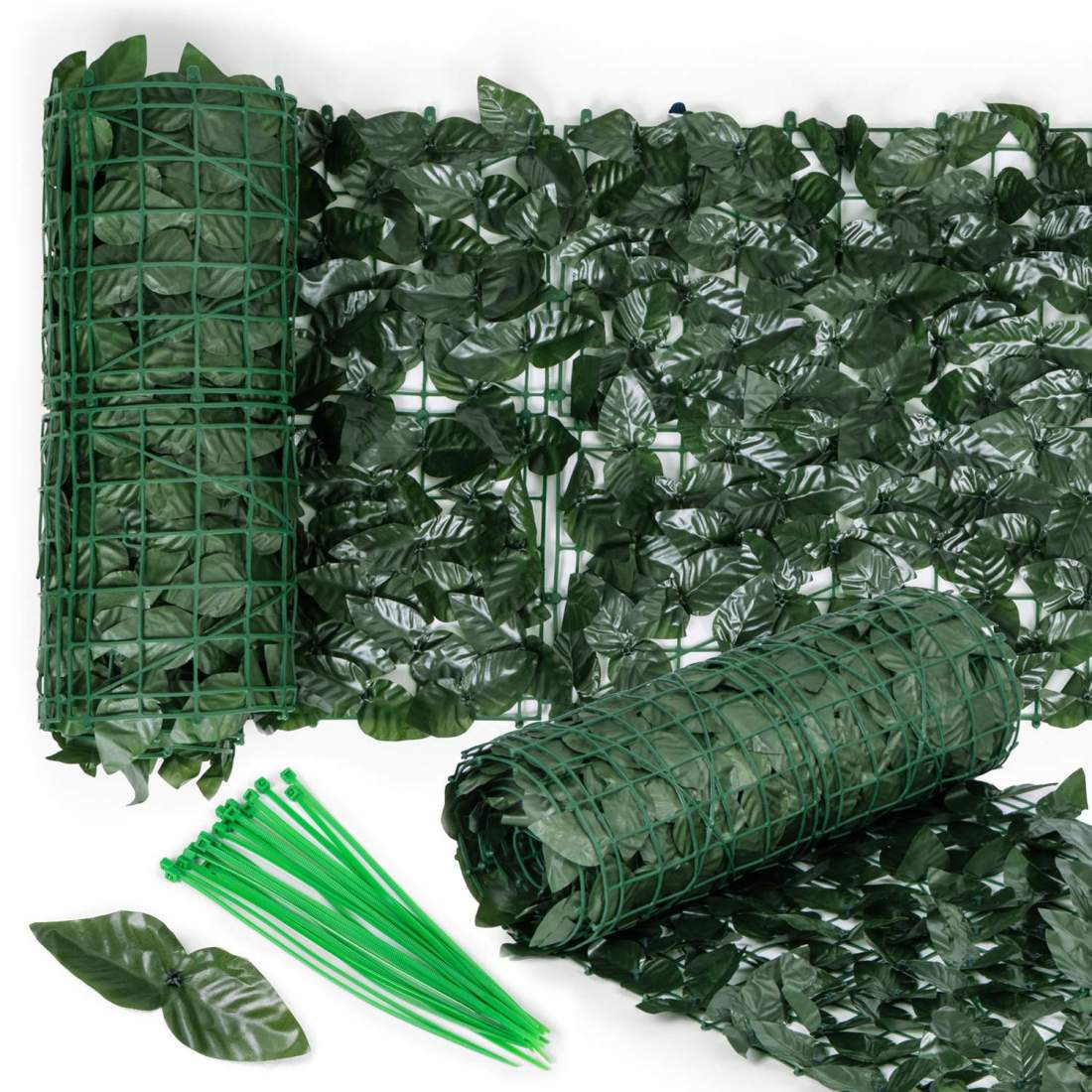 Konstgjord murgrönahäck, 500x50 cm, grönt balkongskydd, maskering | Hem & Hobby - Hem & Hushåll - Balkong | Pryloteket