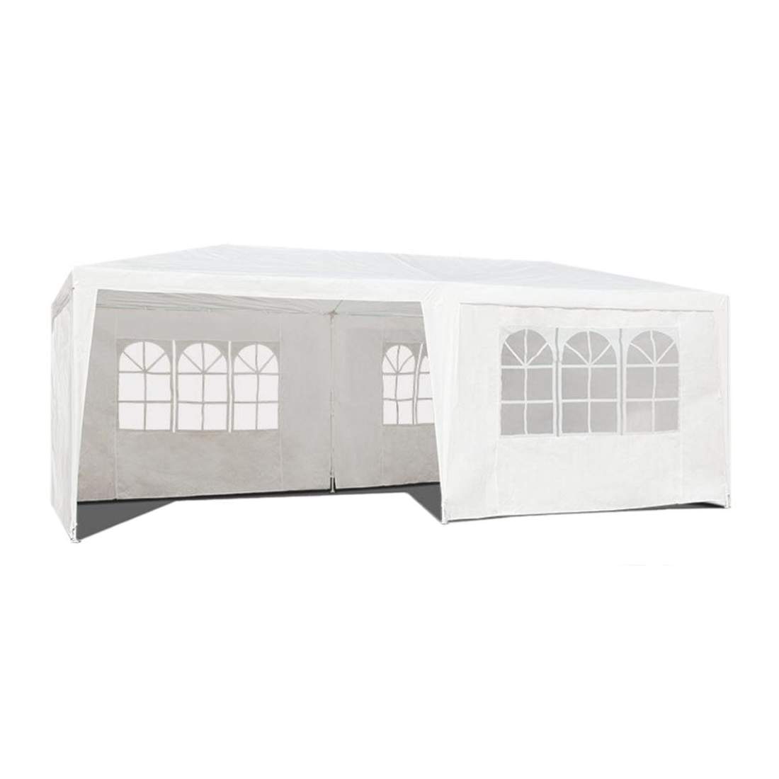 Trädgård kommersiella paviljongtält, 3x6 m, 6 väggar, vit, MultiGarden | Hem & Hobby - Hem & Hushåll - Kök - Servering | Pryloteket