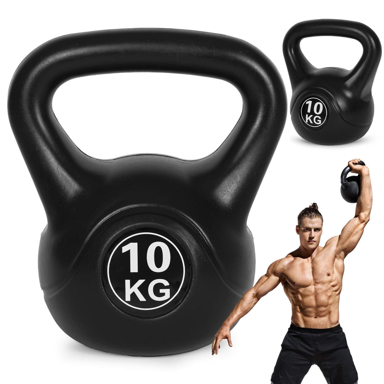 Kettlebell 10 kg för träning, hantel, viktboll, fitnessbelastning, ModernHome | Sport & Fritid - Träning - Träningsutrustning | Pryloteket