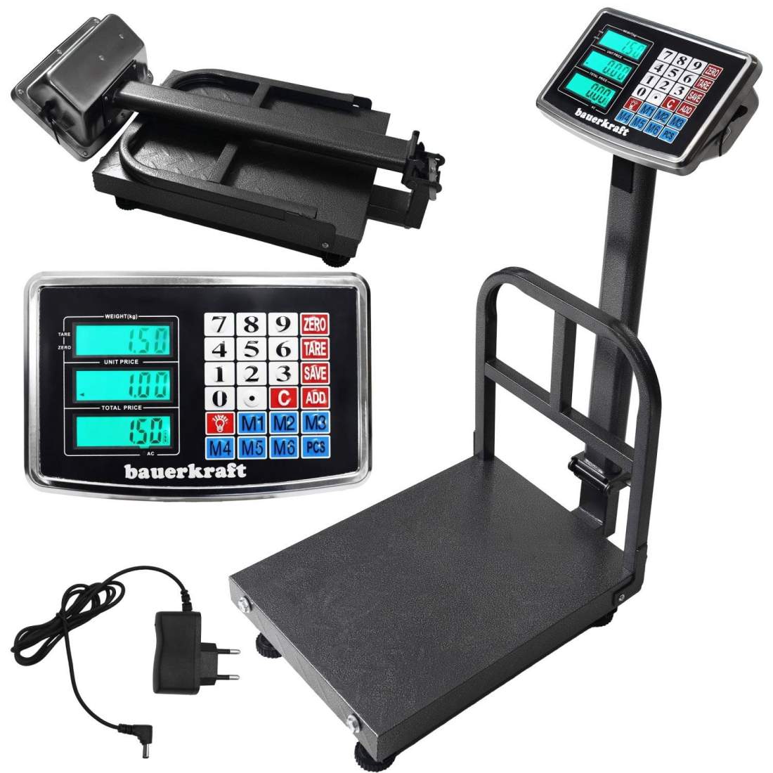 Elektronisk våg 200 kg, lager, butik, plattform, last, industri, LCD | Elektronik - Datortillbehör - Tangentbord, Möss & Fjärrkontroller - Tangentbord | Pryloteket