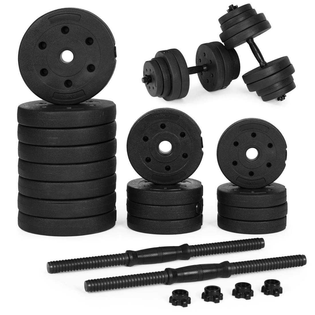 Justerbara hantlar 2x15 kg Träningsset 30 kg | Sport & Fritid - Träning - Träningsredskap - Styrketräning | Pryloteket