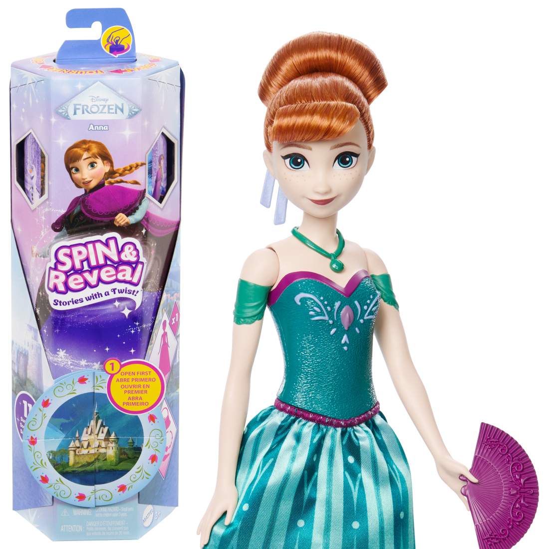 Disney Frozen Spin & Reveal Anna | Leksaker & Spel - Leksaker - Leksaksfigurer & Dockor - Dockor | Pryloteket