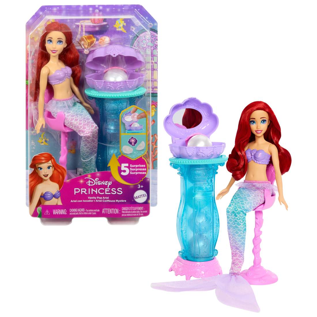 Disney Princess Ariel Mermaid Surprise -Lekset | Leksaker & Spel - Leksaker - Leksaksfigurer & Dockor - Dockor | Pryloteket
