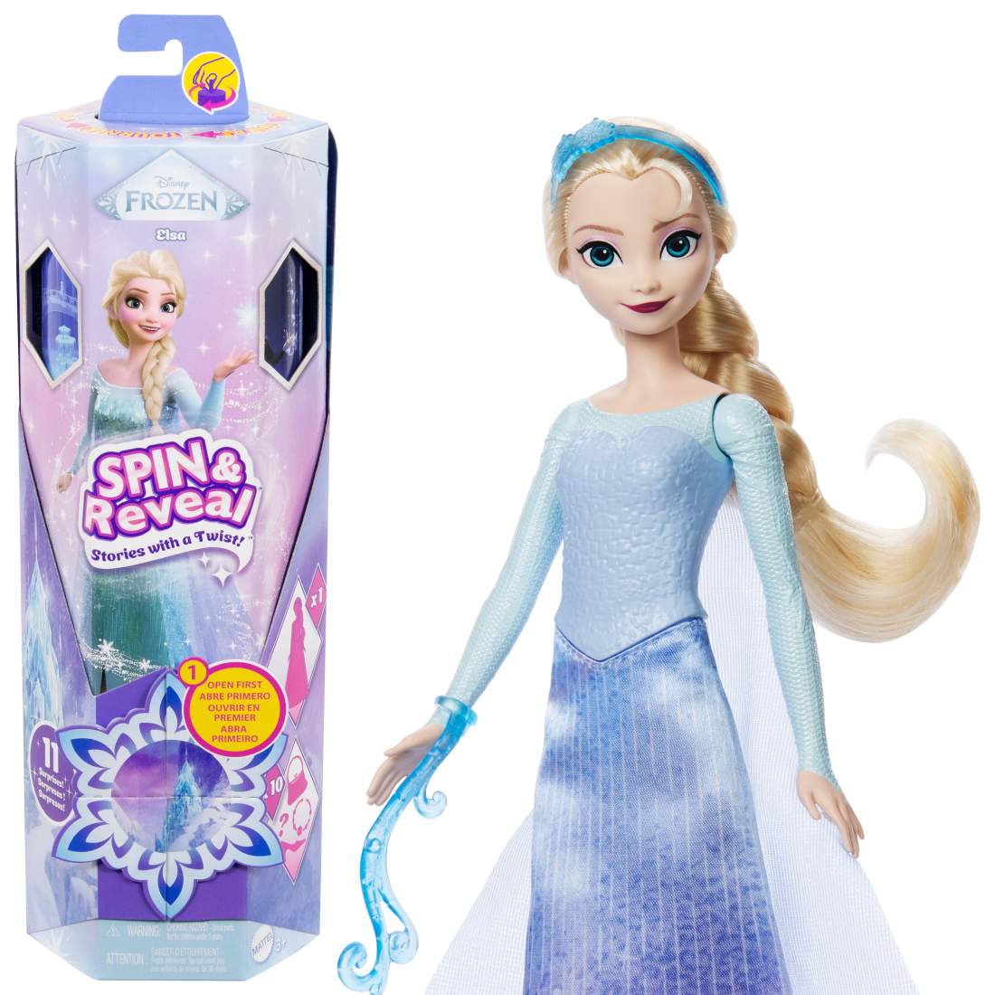 Disney Frozen Spin & Reveal Elsa | Leksaker & Spel - Leksaker - Leksaksfigurer & Dockor - Dockor | Pryloteket