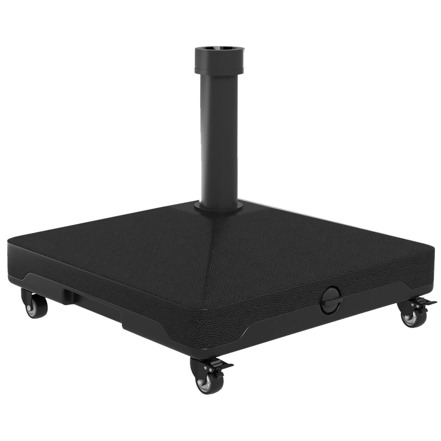 Parasolstativ kan fyldes op til 21kg, paraplystativ med hjul, firkantet paraplyholder, paraplyvægt, stativ til parasol 24-38mm r