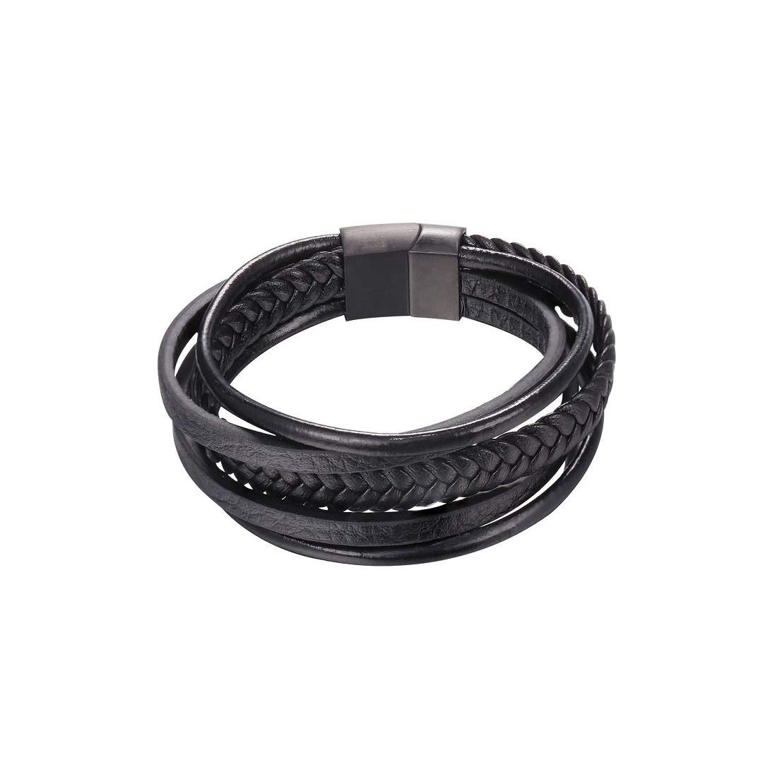 U7 Armband av Imitationsläder - Svart | Mode & Accessoarer - Smycken, Smyckesset & Tillbehör - Armband | Pryloteket