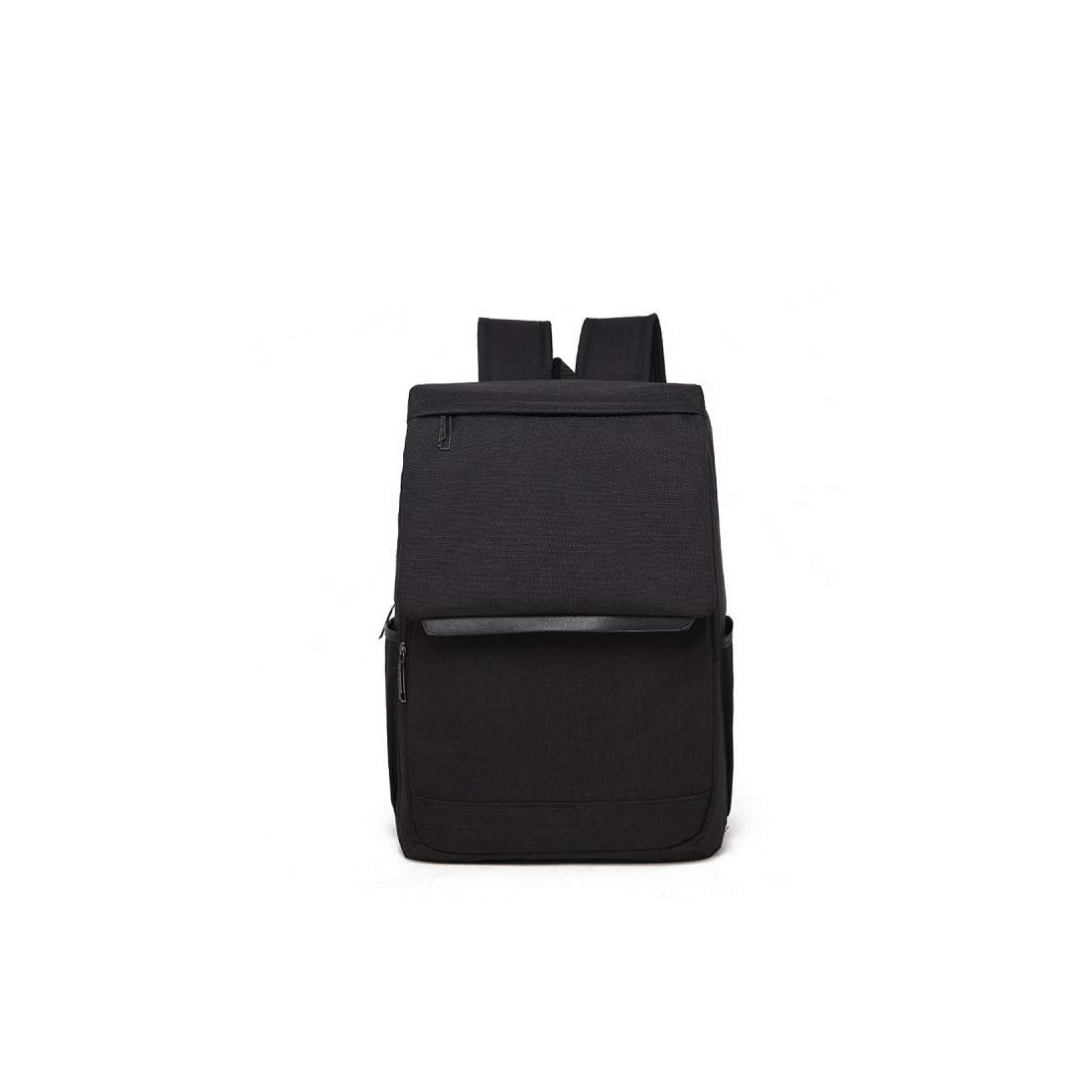 Modern Ryggsäck i Kanvas med Topplock - Svart | Mode & Accessoarer - Väskor & Plånböcker - Ryggsäckar & Väskor | Pryloteket