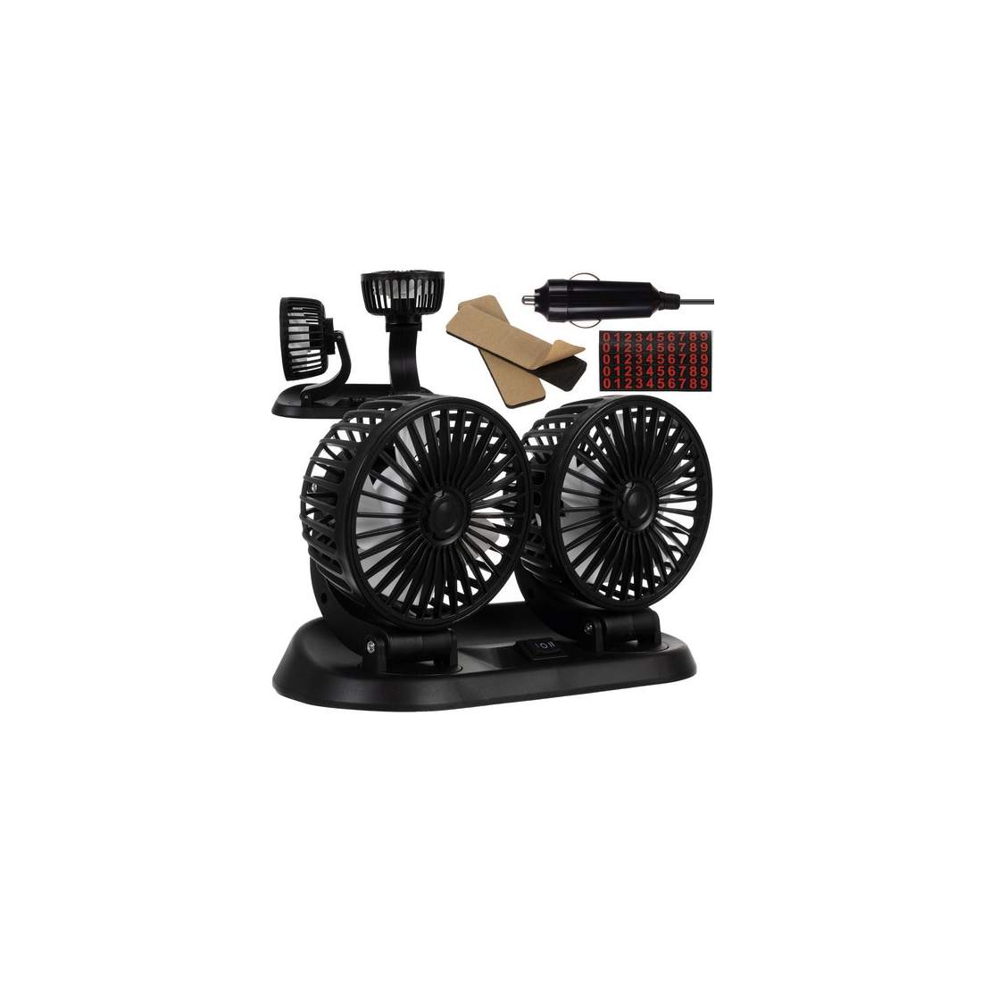 Xtrobb 23222 Dubbel bilfläkt | Hem & Hobby | Pryloteket