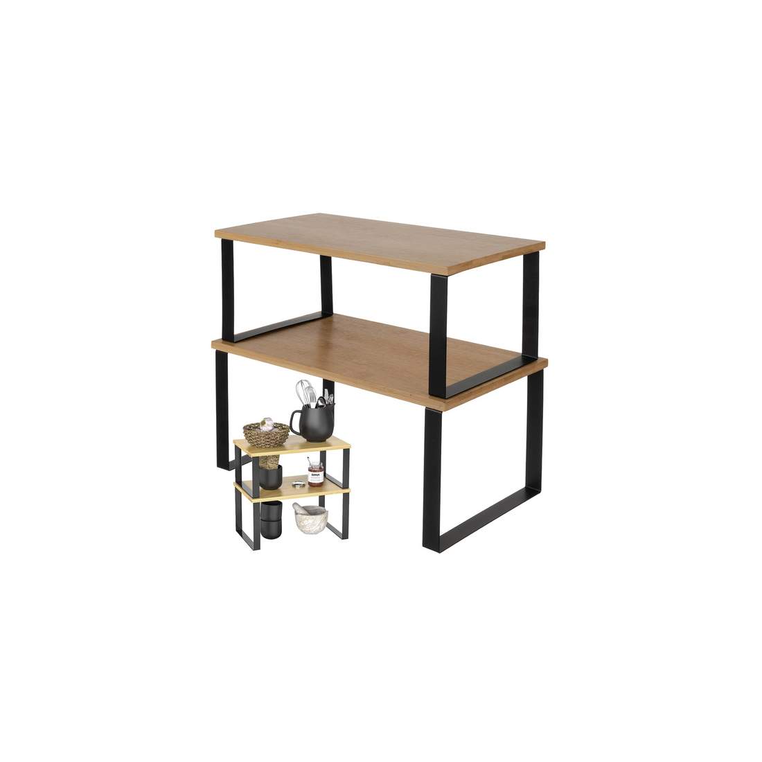 Bambu kökshylla - 2 st Ruhhy 25661 | Hem & Hobby - Hem & Hushåll - Kök | Pryloteket