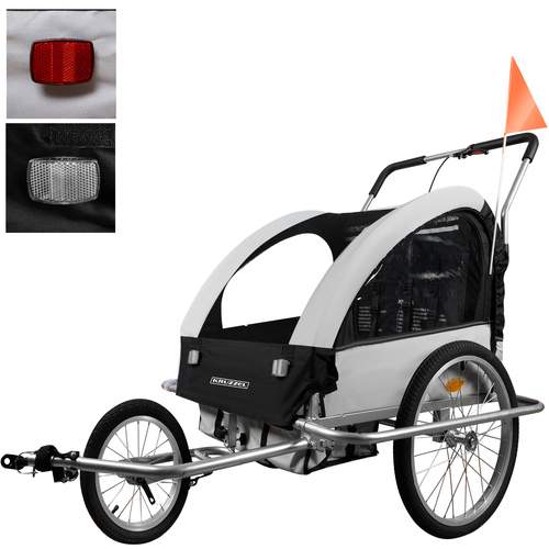 Kruzzel 25372 3i1 affjedret cykeltrailer billede