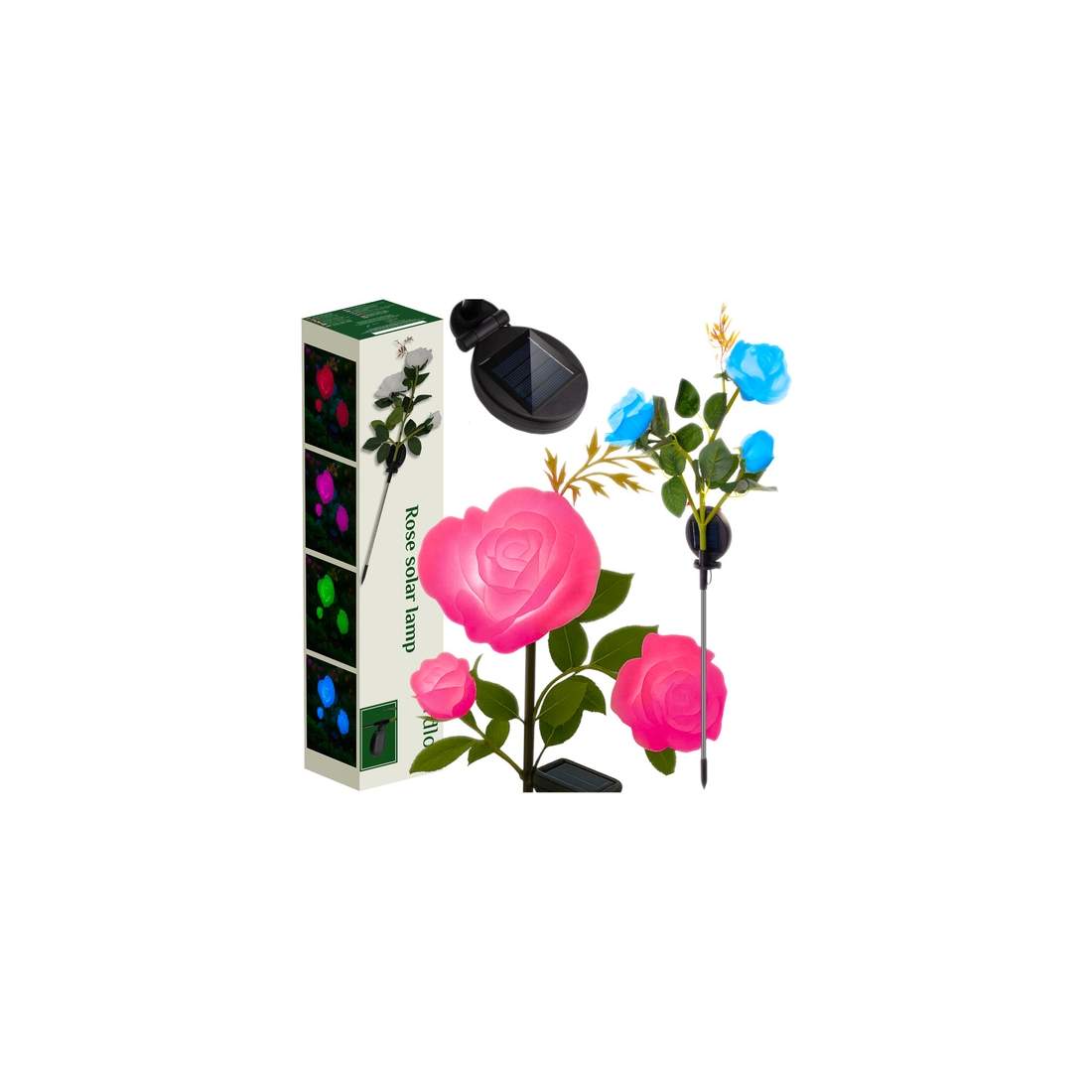 Solarlampa ros Gardlov 25282 | Hem & Hobby | Pryloteket