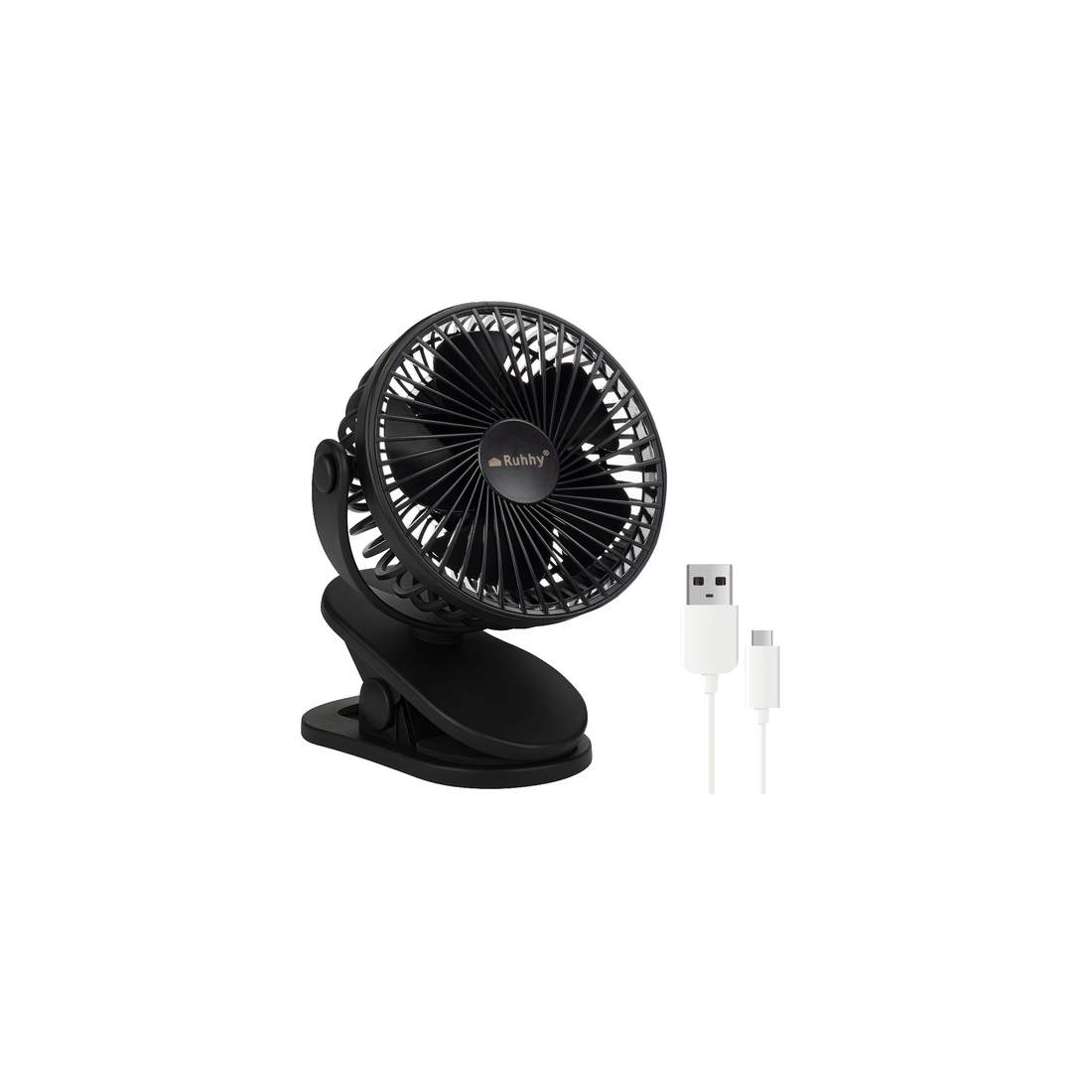 Svart sladdlös fläkt Ruhhy 25567 | Hem & Hobby | Pryloteket