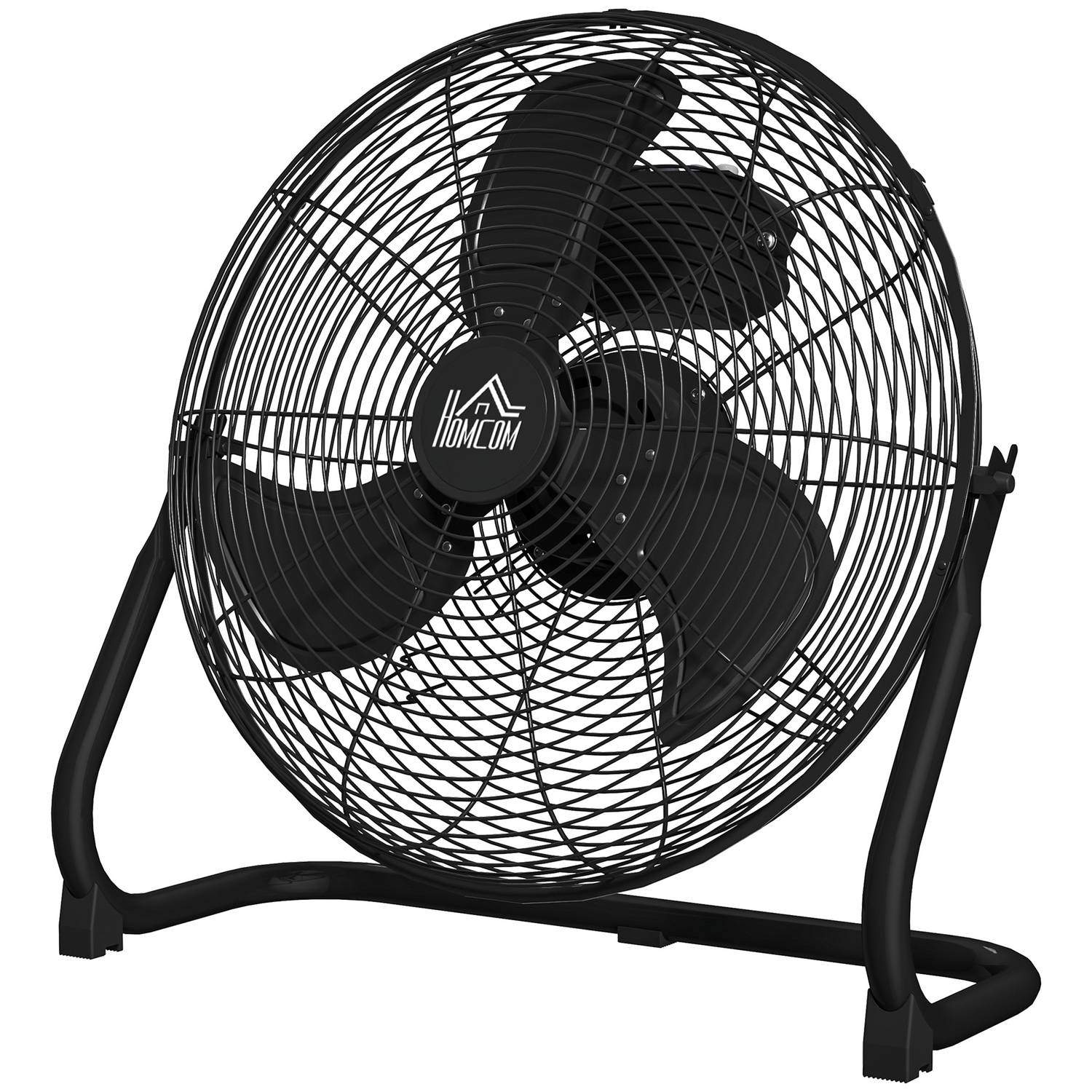Bordventilator elektrisk ventilator med 3 hastighedsniveauer, 120° justerbar vinkel til hjemmet, kontoret, soveværelset, sort |