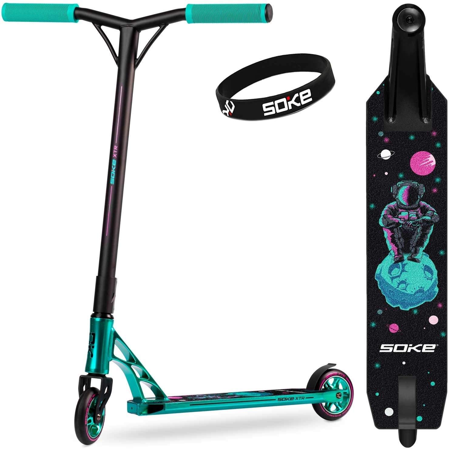 SOKE XTR Stunt Scooter Turkis Pink