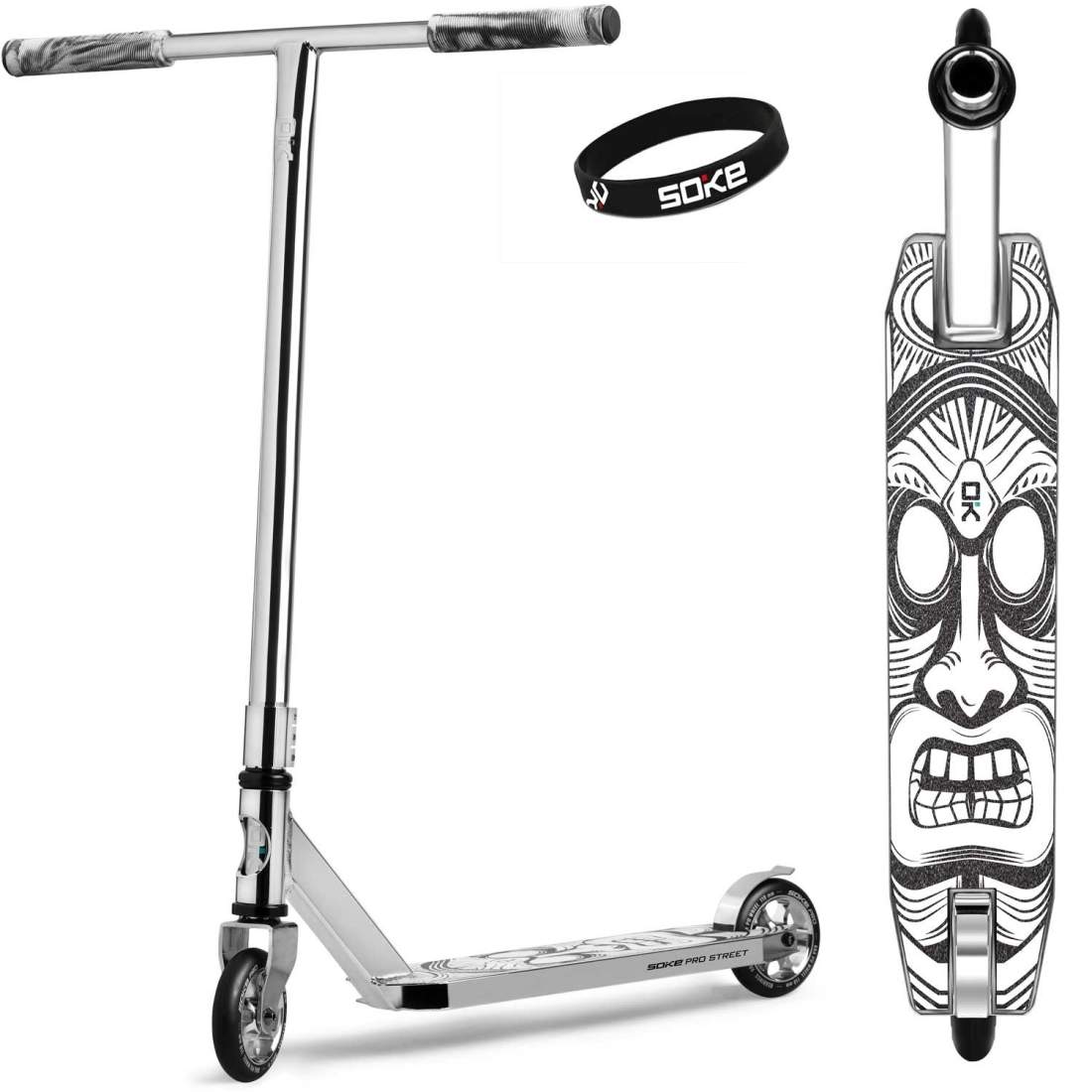 SOKE PRO street silver stuntskoter | Hem & Hobby | Pryloteket