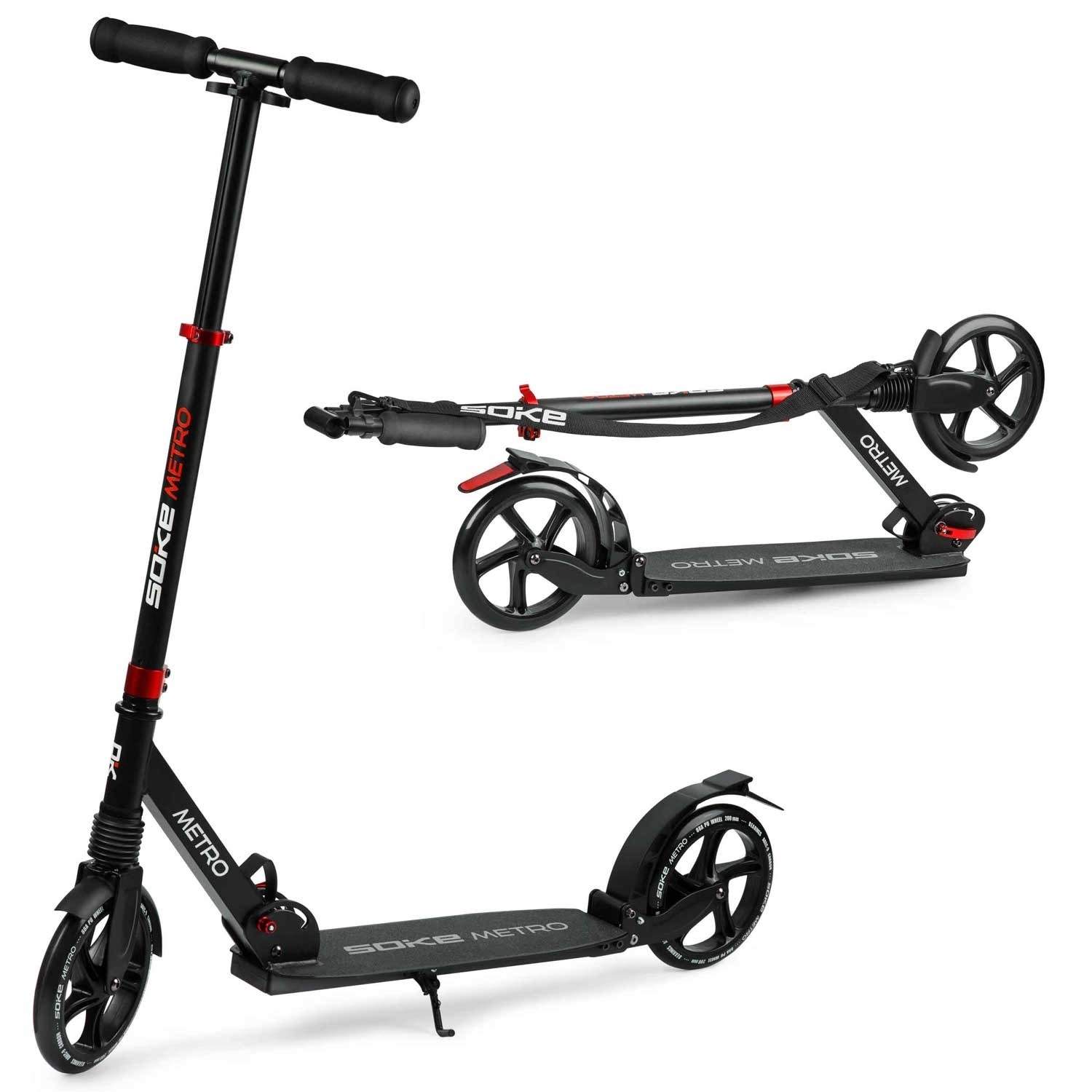 Scooter SOKE METRO sort Rød