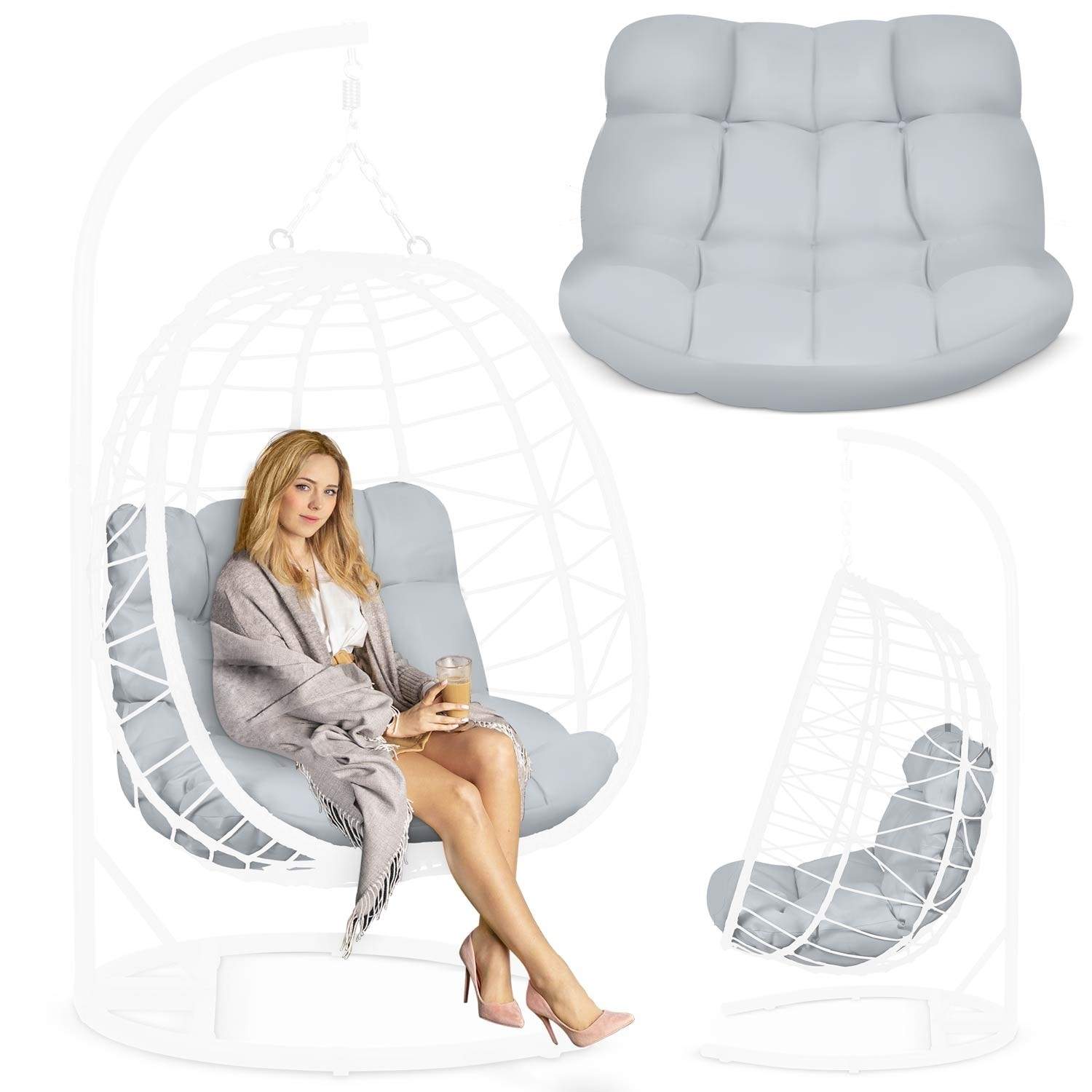 Hynde til hængestol Tihuana Sofotel grå