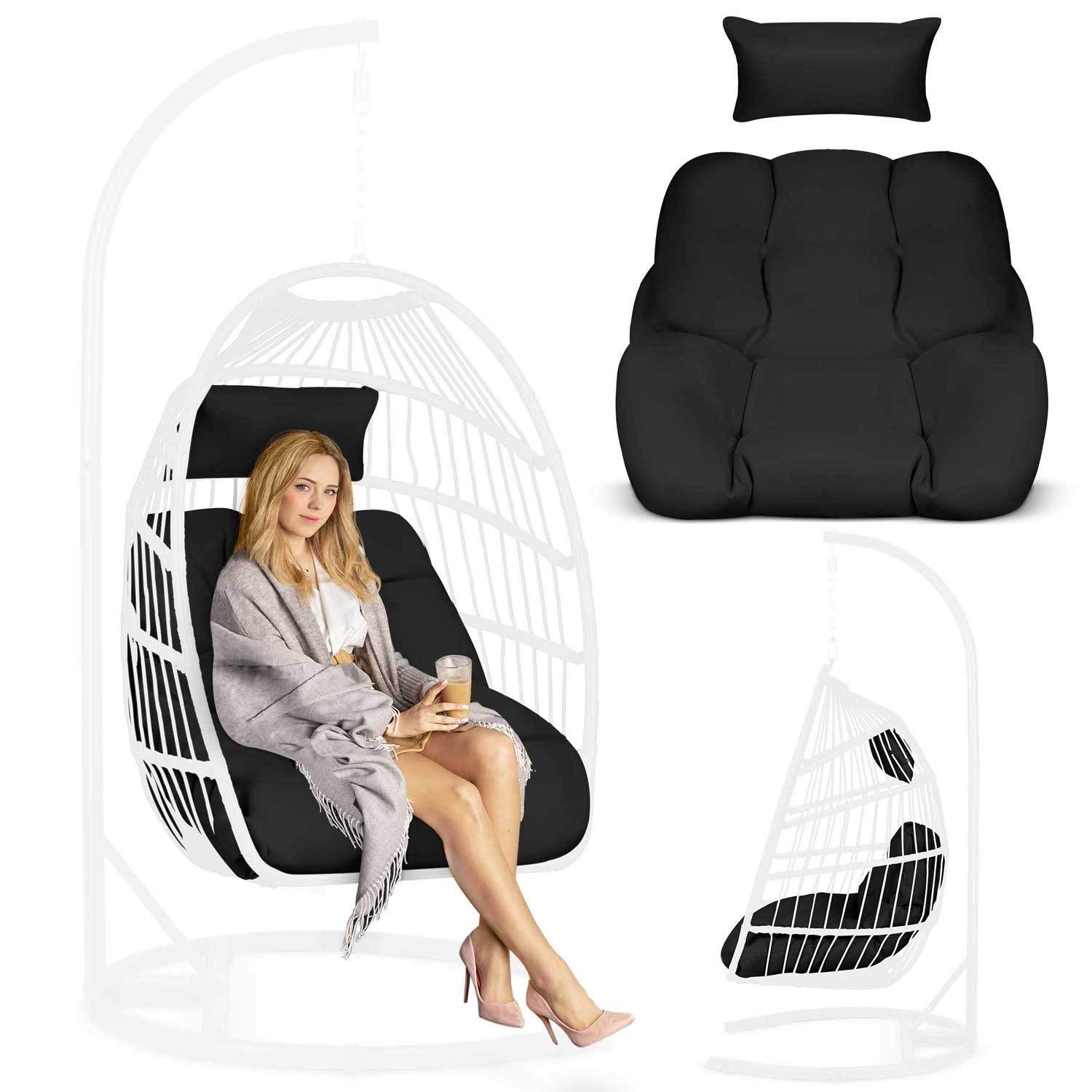 Luisiana Sofotel hængestolshynde sort