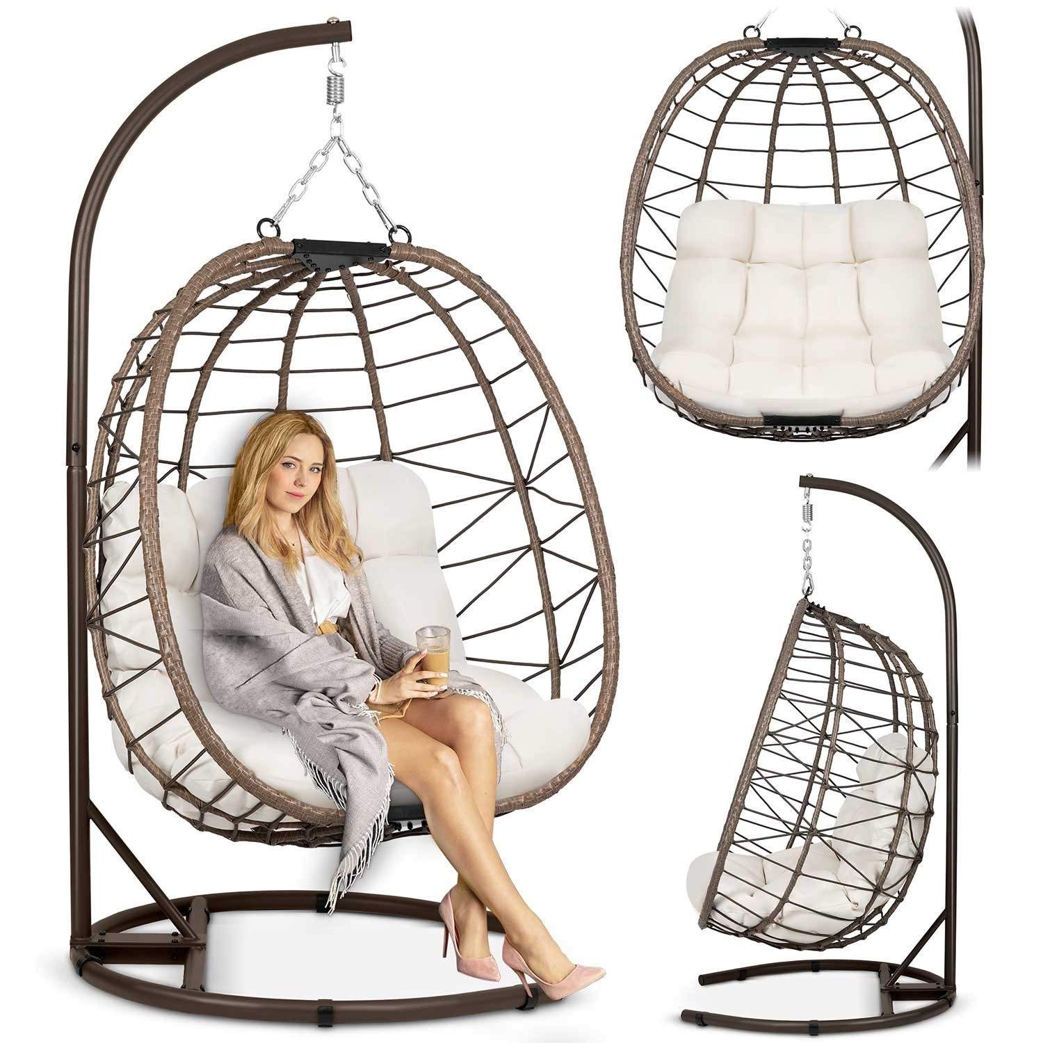 Tihuana brun hängande trädgårdsstol + ljusbeige kuddar Sofotel | Elektronik - Kablar & Adaptrar - Adaptrar & Signalomvandlare - USB | Pryloteket