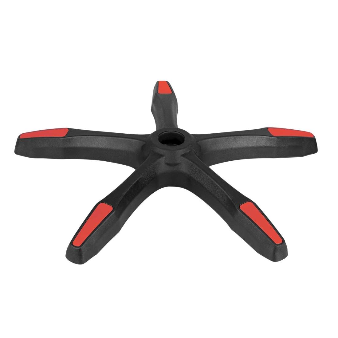 Fåtöljsfot 320mm svart och röd | Hem & Hobby | Pryloteket