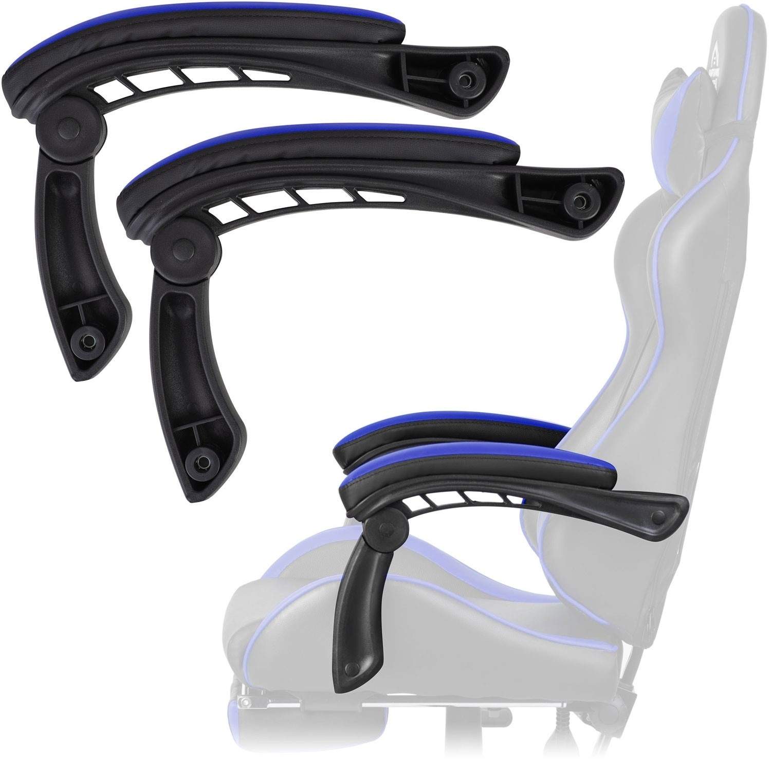 Cerber lænestol armlæn blå par