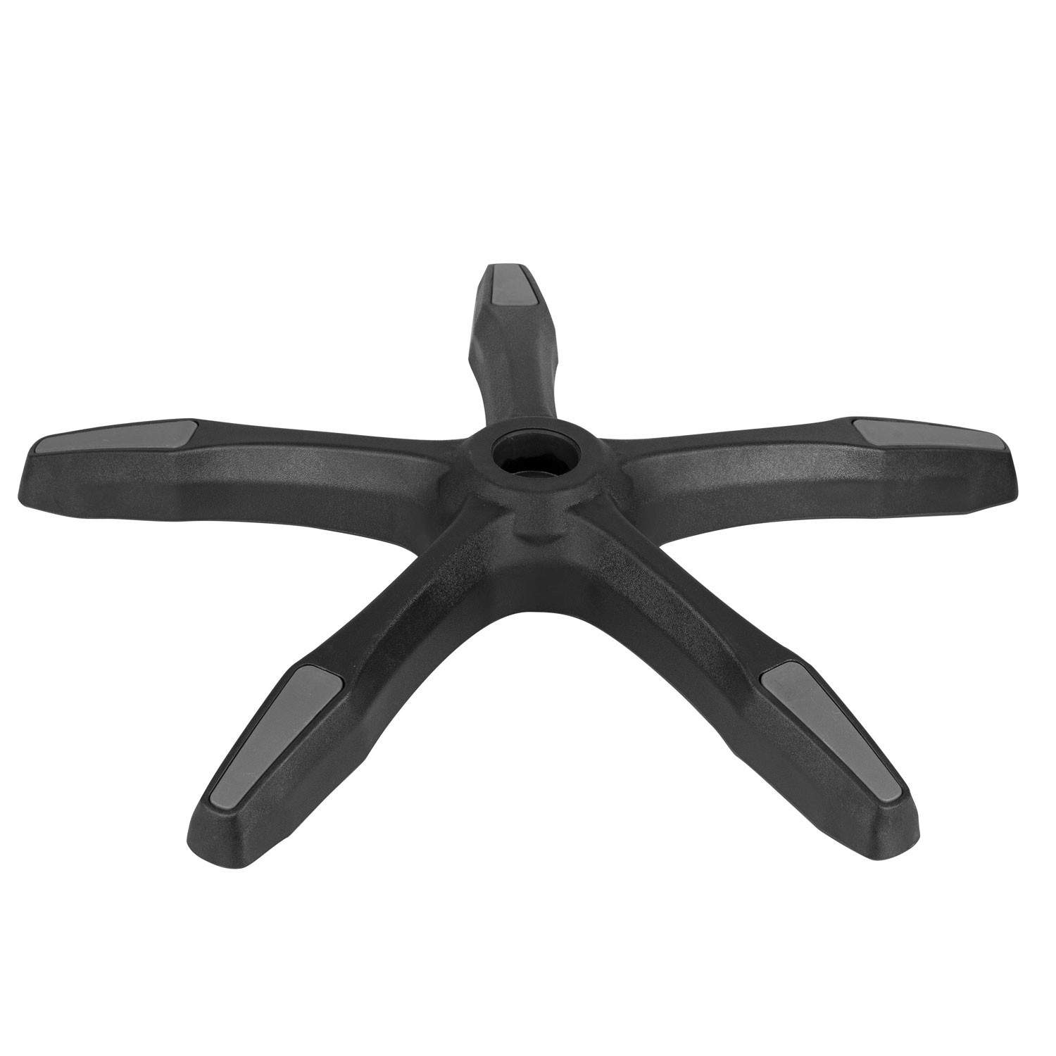 Lænestolsfod 320mm sort og grå