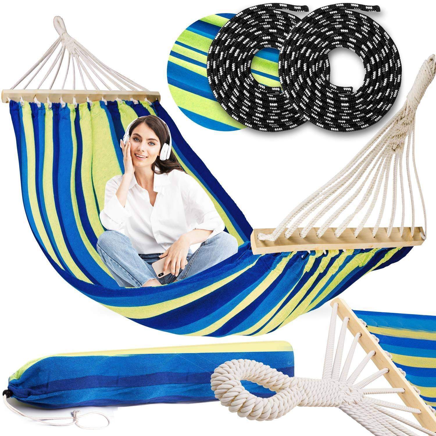 Havehængekøje 200 x 100 cm Bahama Enkeltsofa 1-person