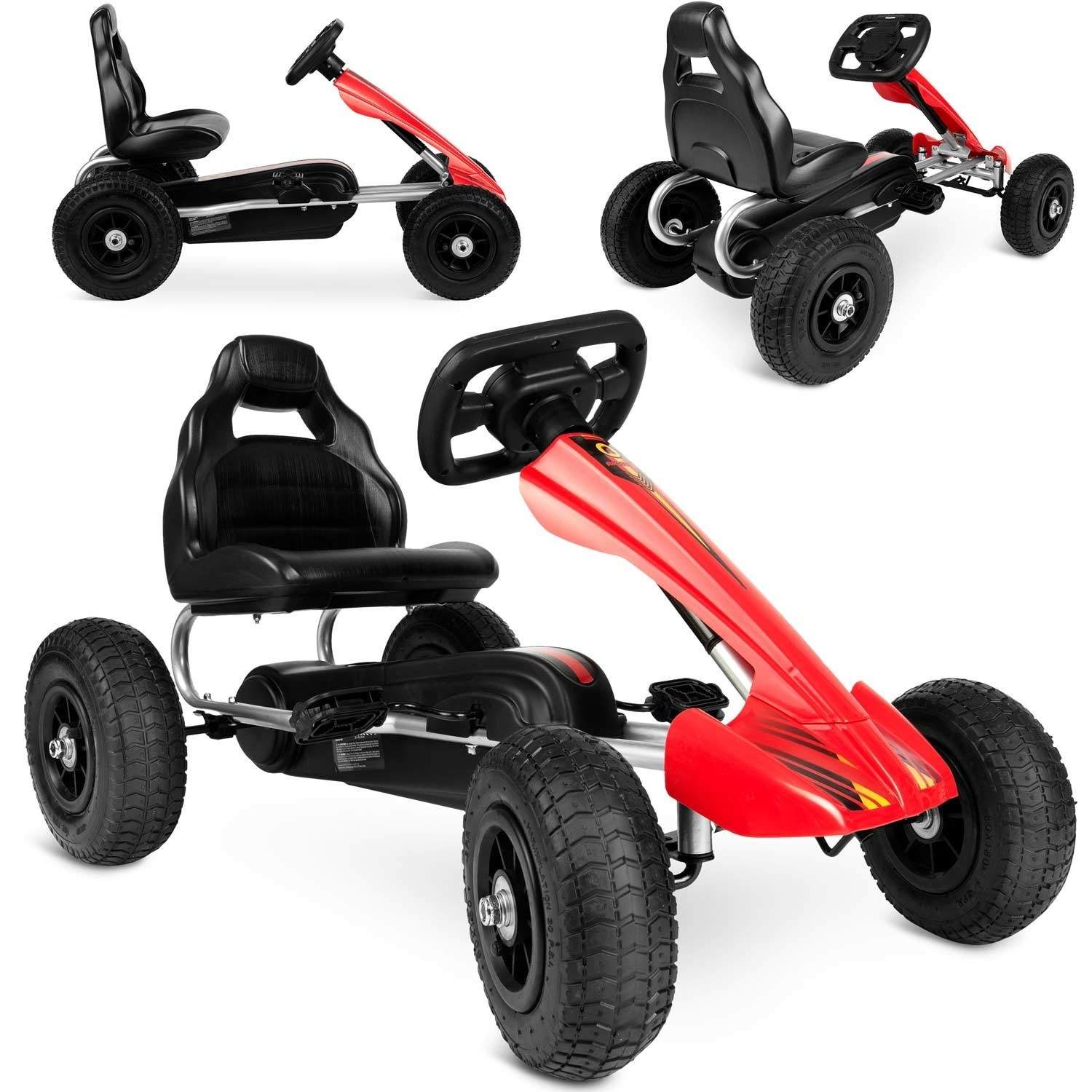 Pedal gokart til børn RK-591 rød
