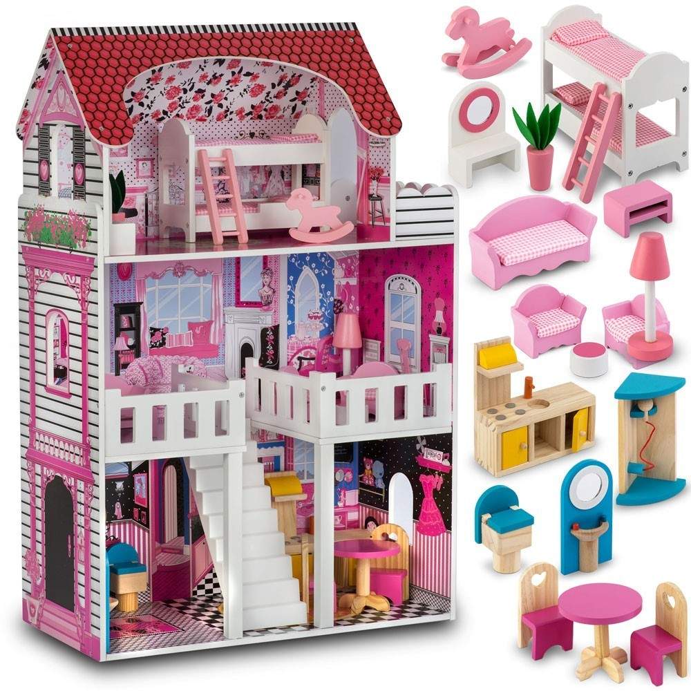 Dockhus med tillbehör 60x30x90 cm | Elektronik - Tillbehör Mobil & Surfplatta - Mobiltillbehör - Mobilkablar - Tillbehör | Pryloteket