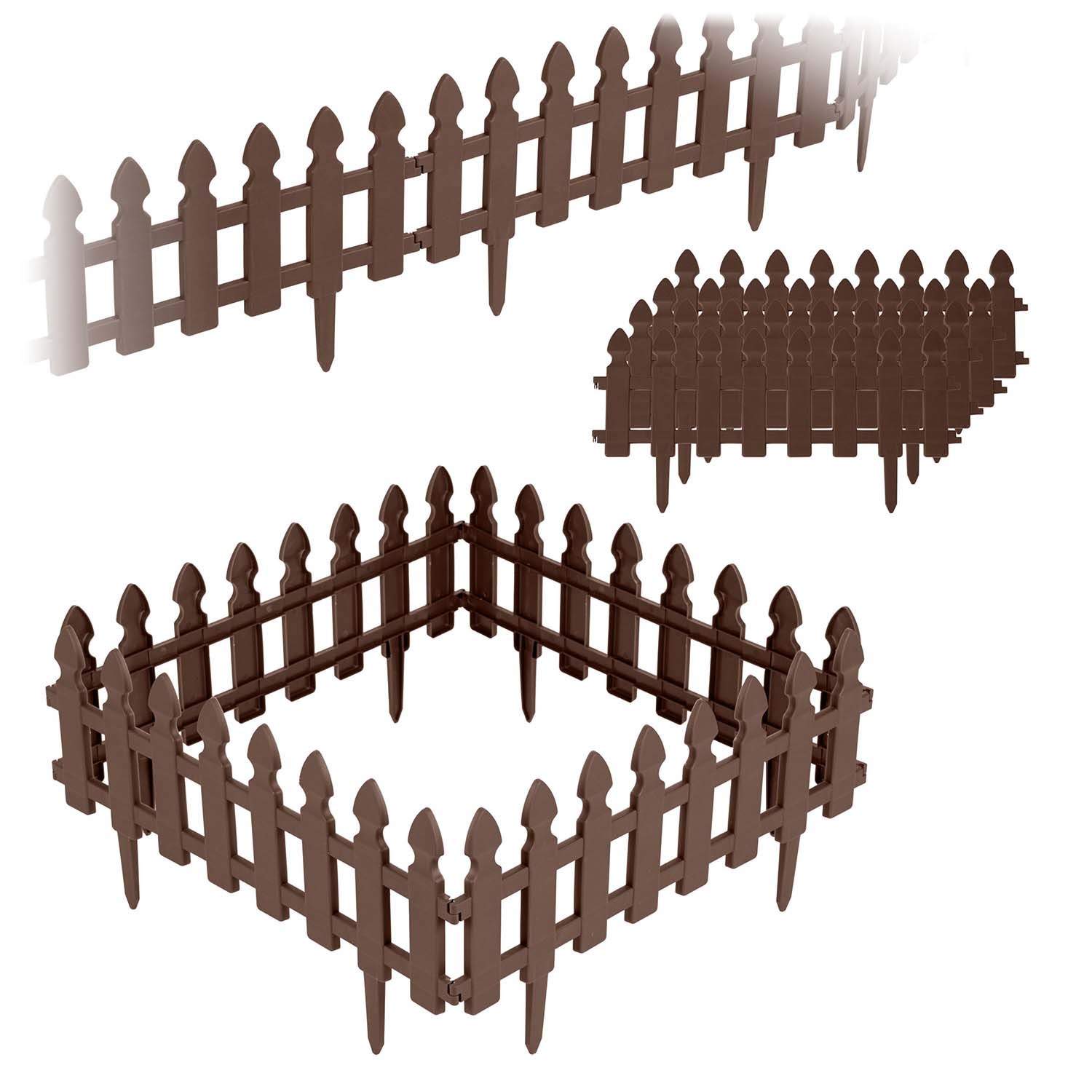 Plonos havekant 240 cm PL-963 brun