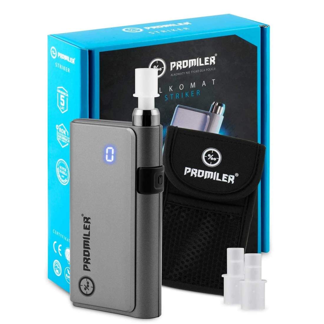 Elektrokemisk alkomätare Promiler Striker | Hem & Hobby | Pryloteket