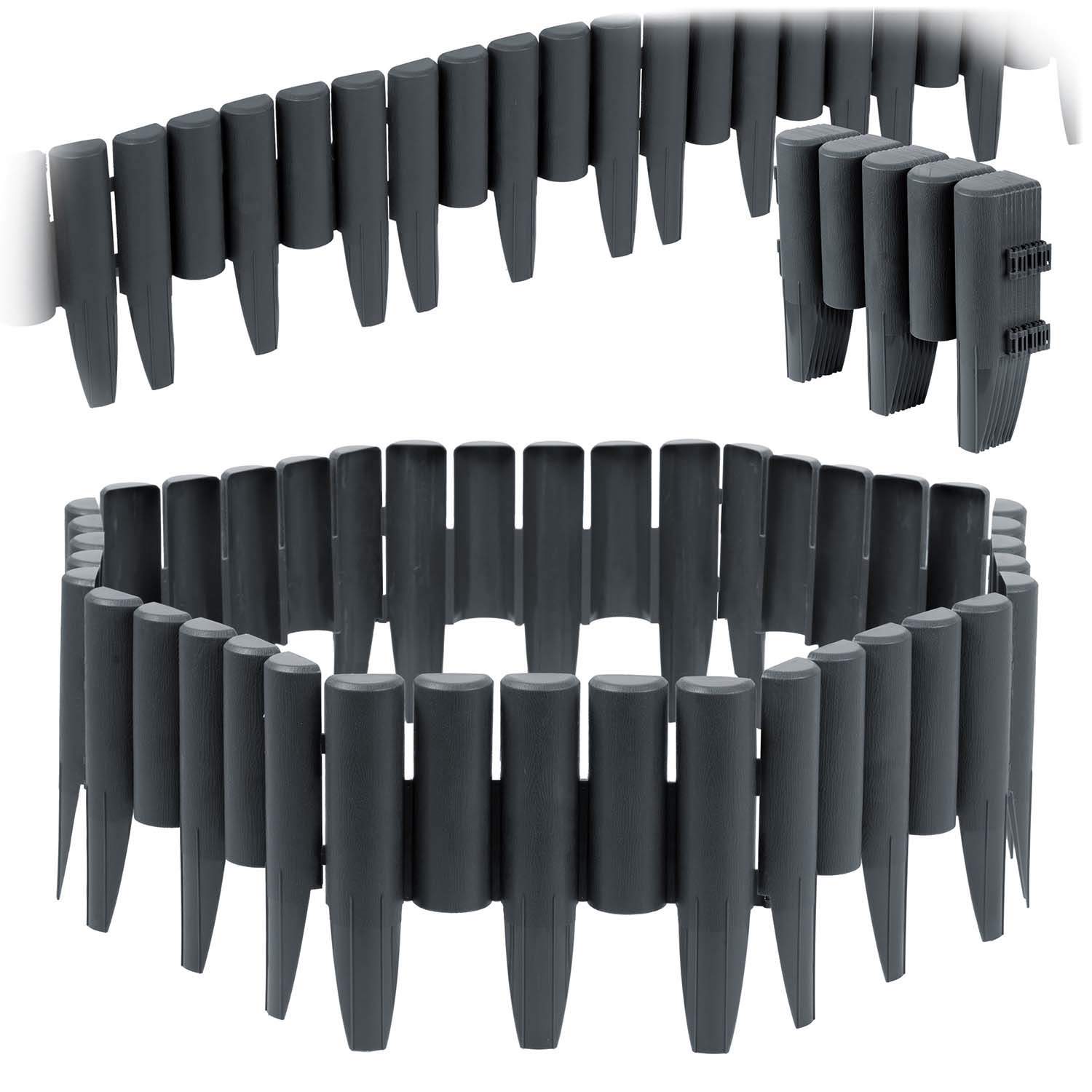 Plonos havekant 220 cm PL-961 grå