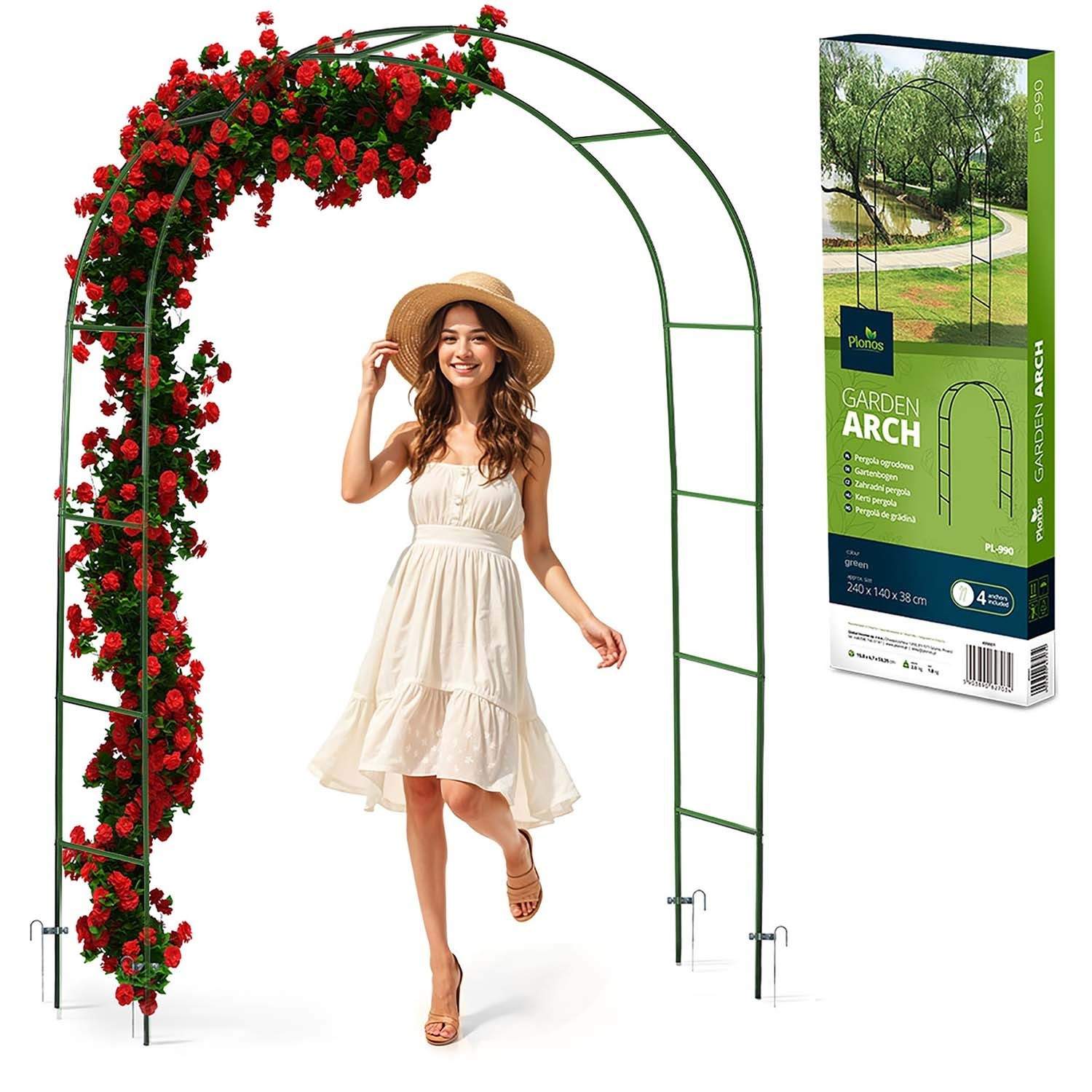 Puutarha pergola kaari 240 cm Plonos PL-990