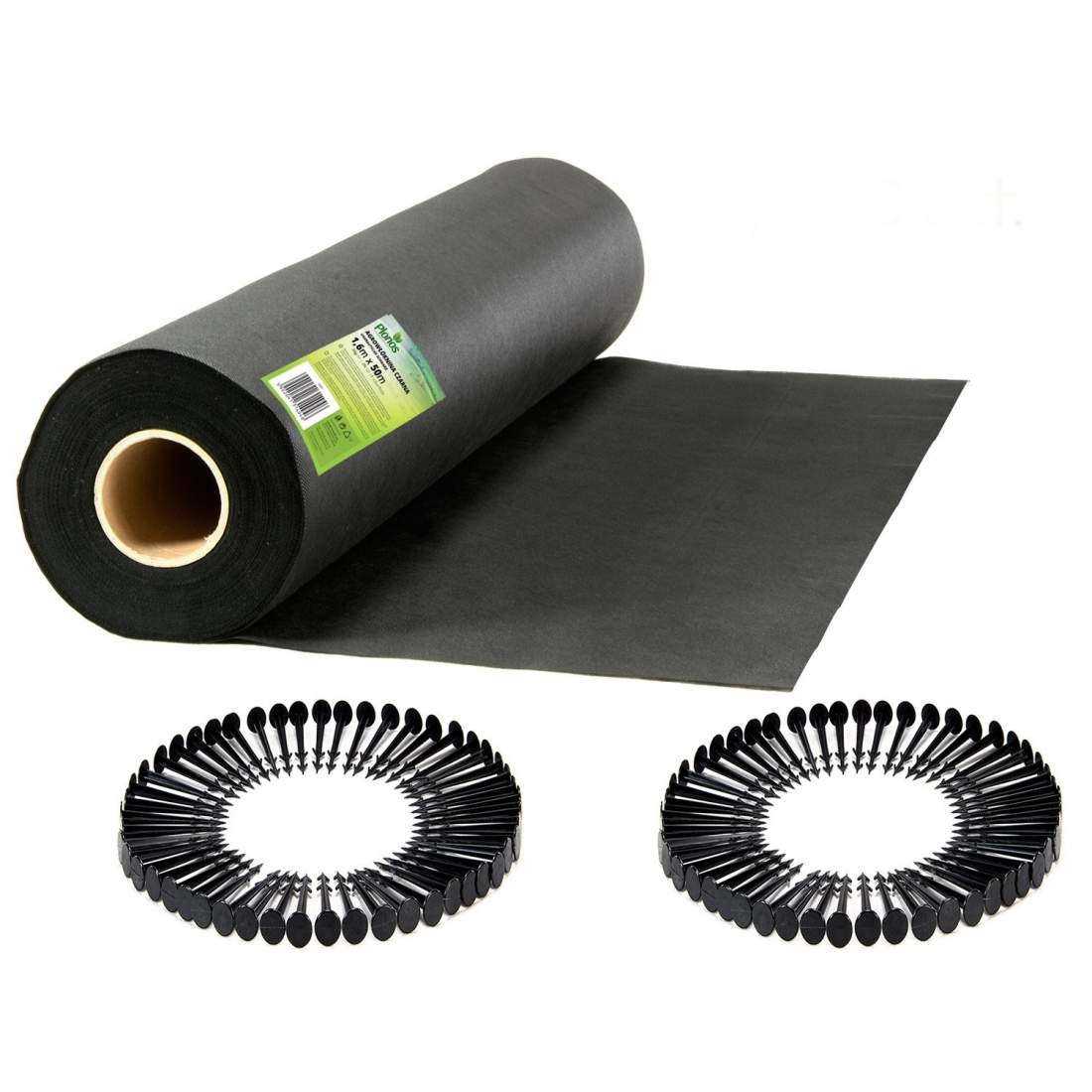 Trädgårdsagrotextil 1,6 m x 50 m + 100 Plonos-pinnar | Hem & Hobby - Hem & Hushåll - Textil | Pryloteket