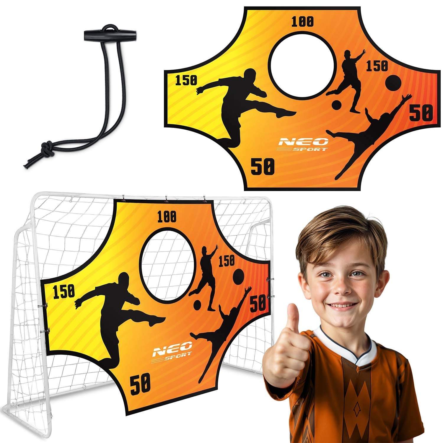Neo-Sport målpræcisionsmåtte 180 x 120 cm