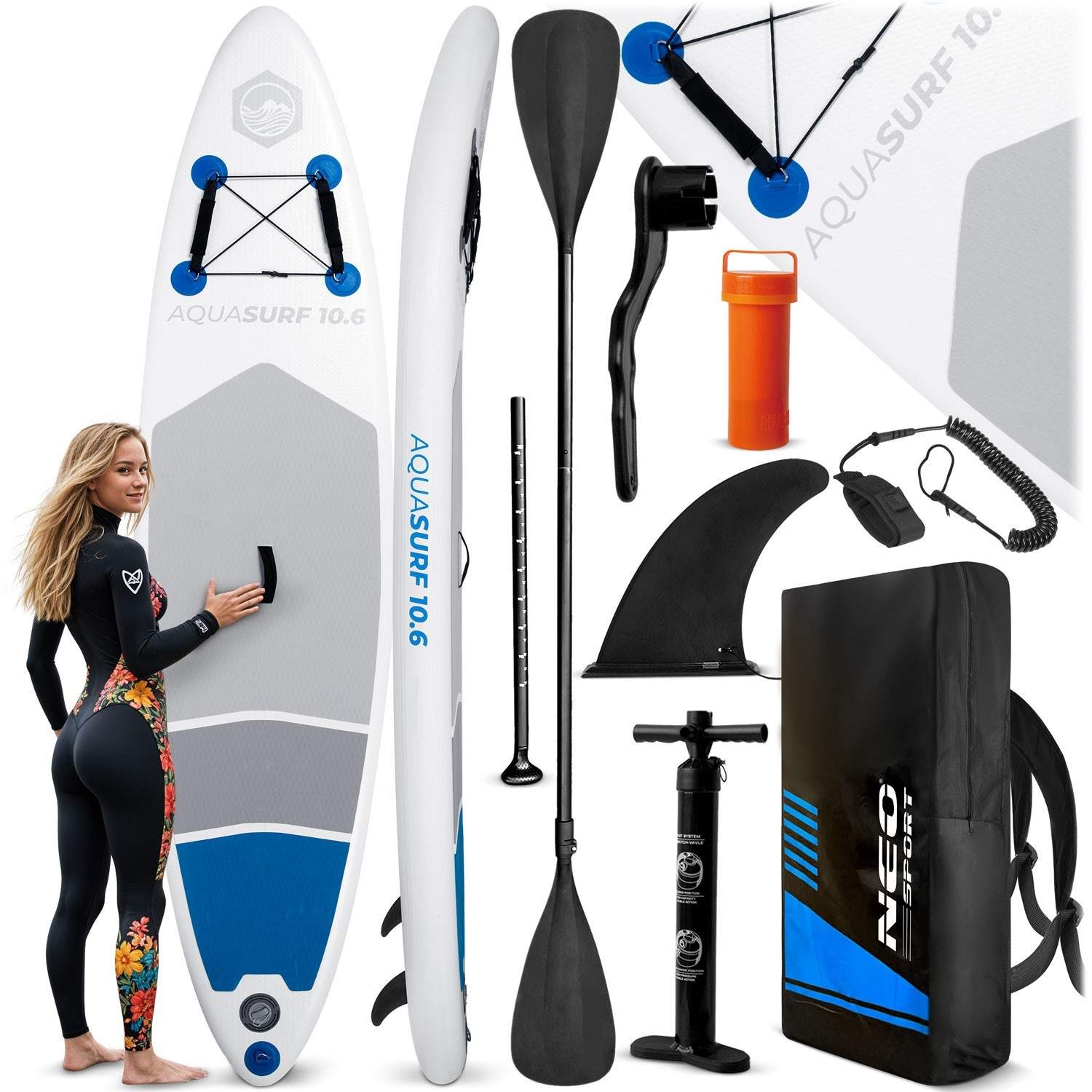 Aquasurf Sup Board 320 x 81 x 15 cm Neo-Sport 170000